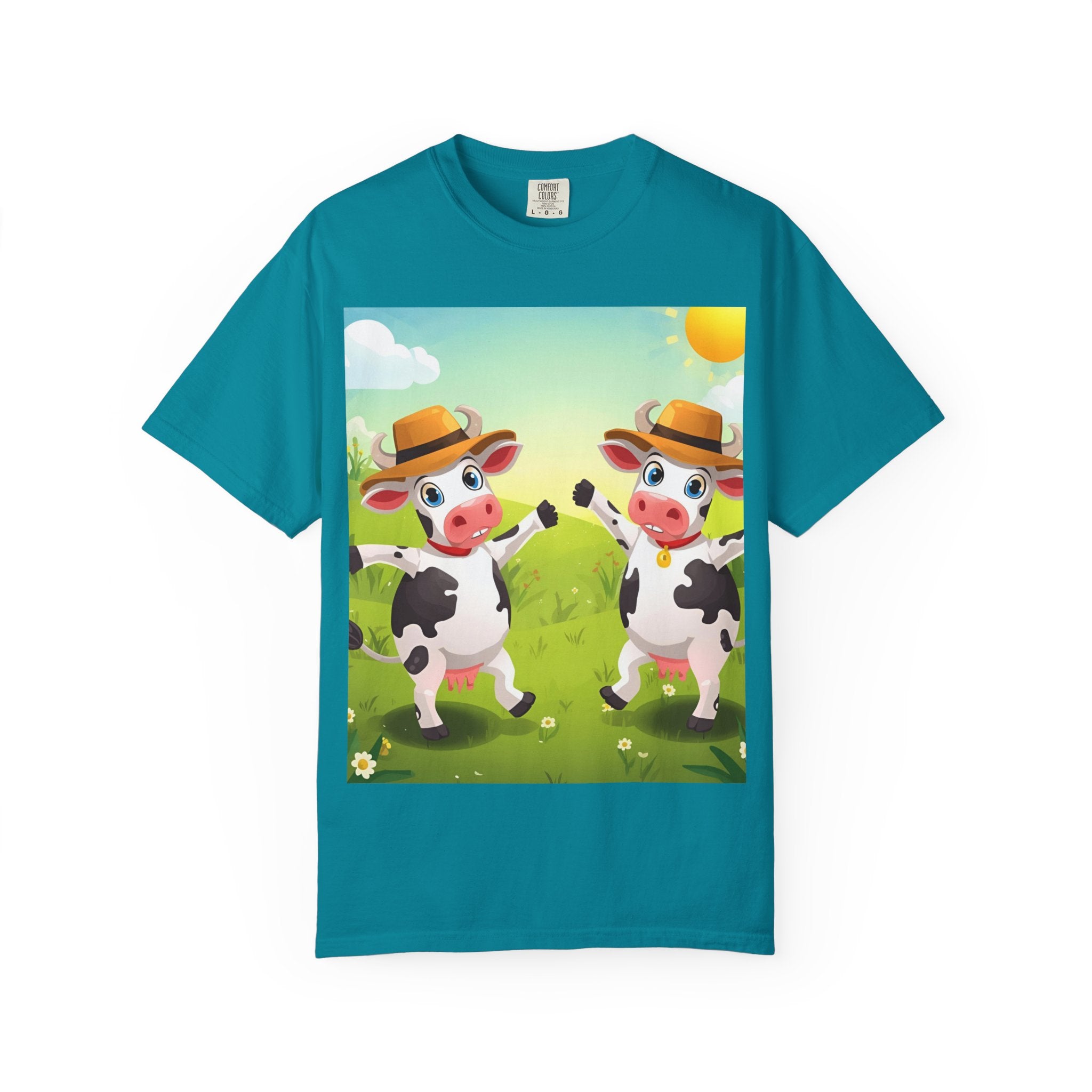 Cute Cow Fun Farm Playful Cow Graphic T-Shirt, Fun Tee for Kids, Animal Lovers, Farm Life, Casual Wear, Summer Vibes, Birthday Gift
