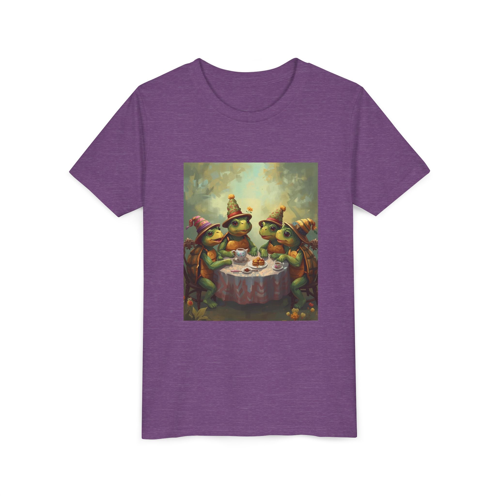 Whimsical Turtle Youth Short Sleeve Tee