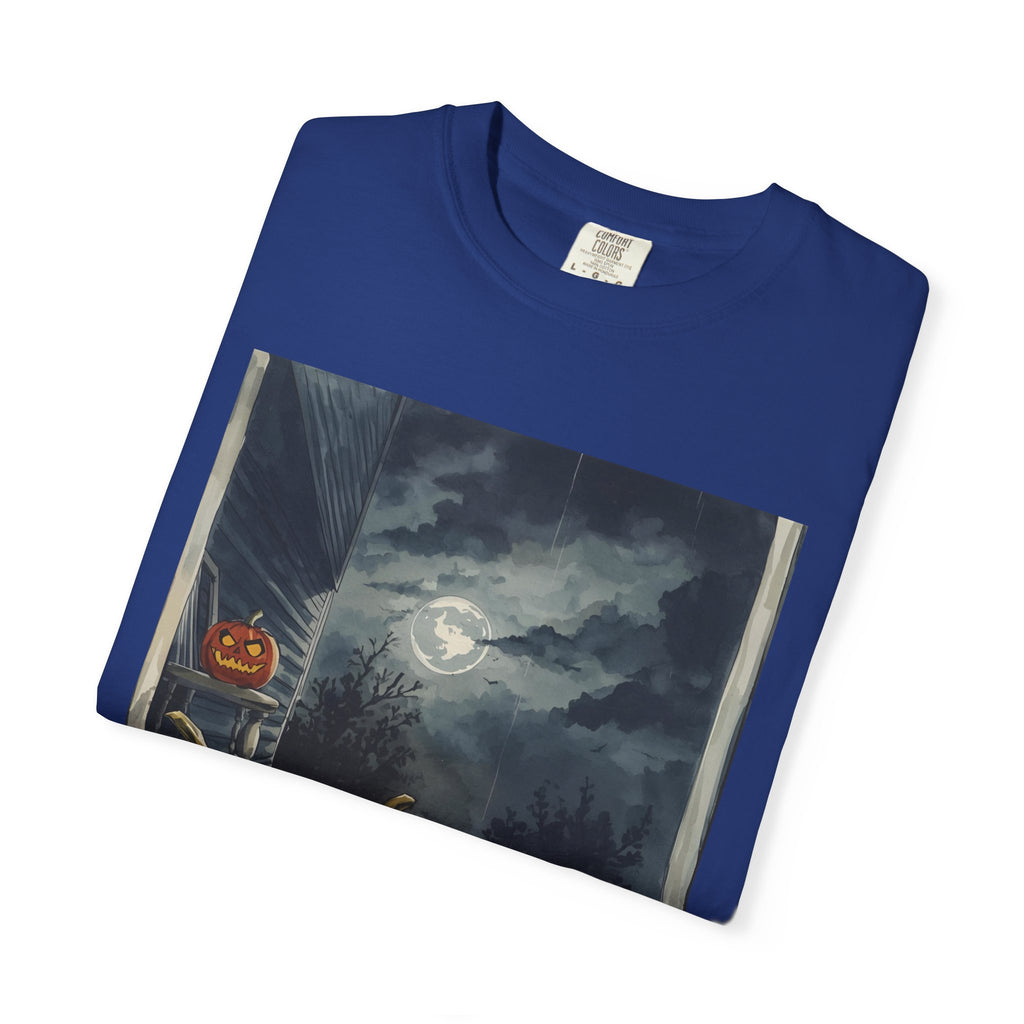 Halloween Pumpkin Spooky Unisex Garment-Dyed T-shirt