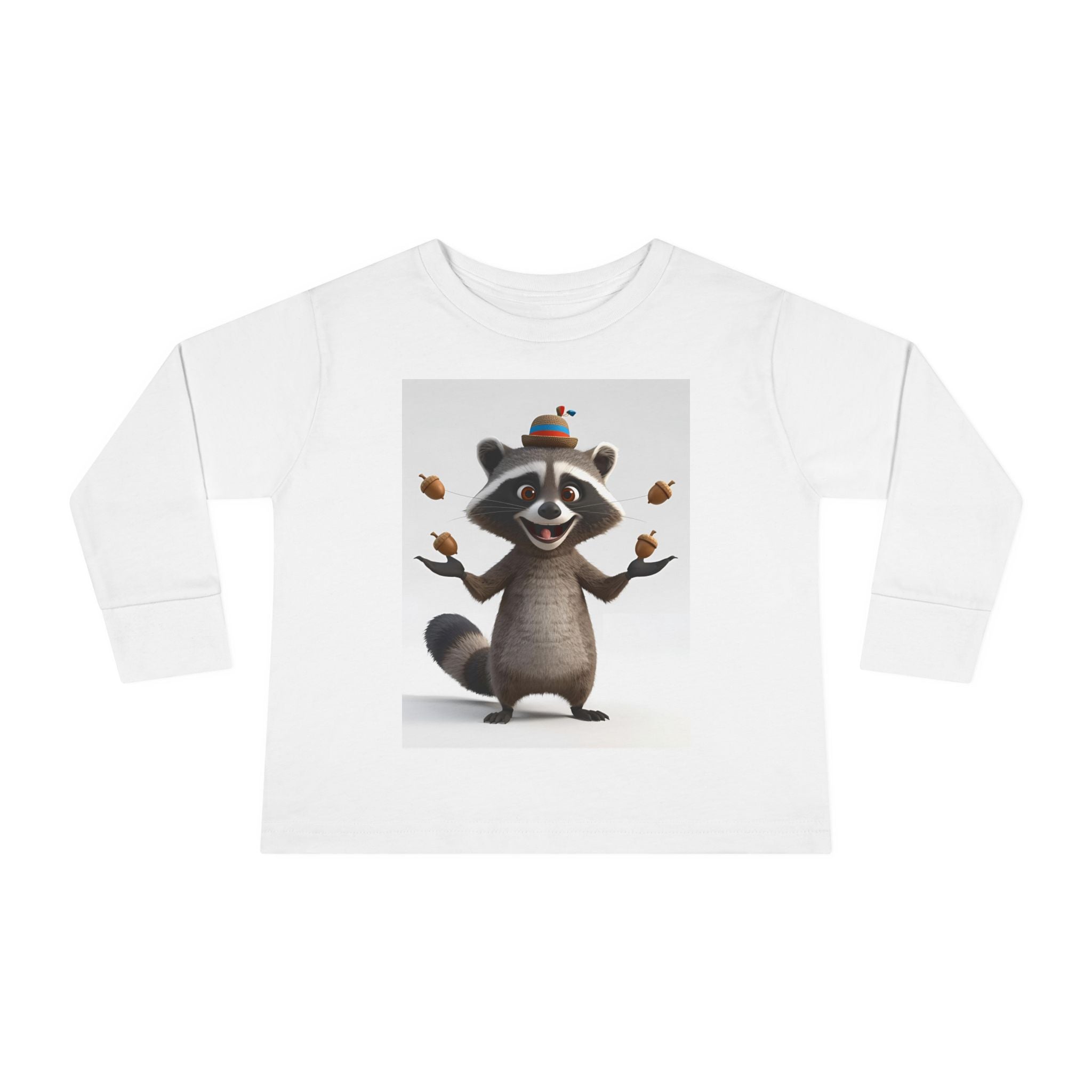 Raccoon Toddler Long Sleeve Tee
