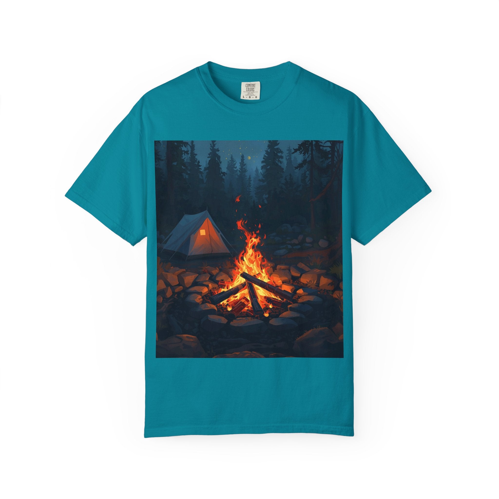 Cozy Campfire Unisex Garment-Dyed T-shirt