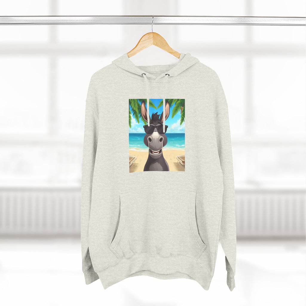 Donkey Beach Vibe Three-Panel Fleece Hoodie