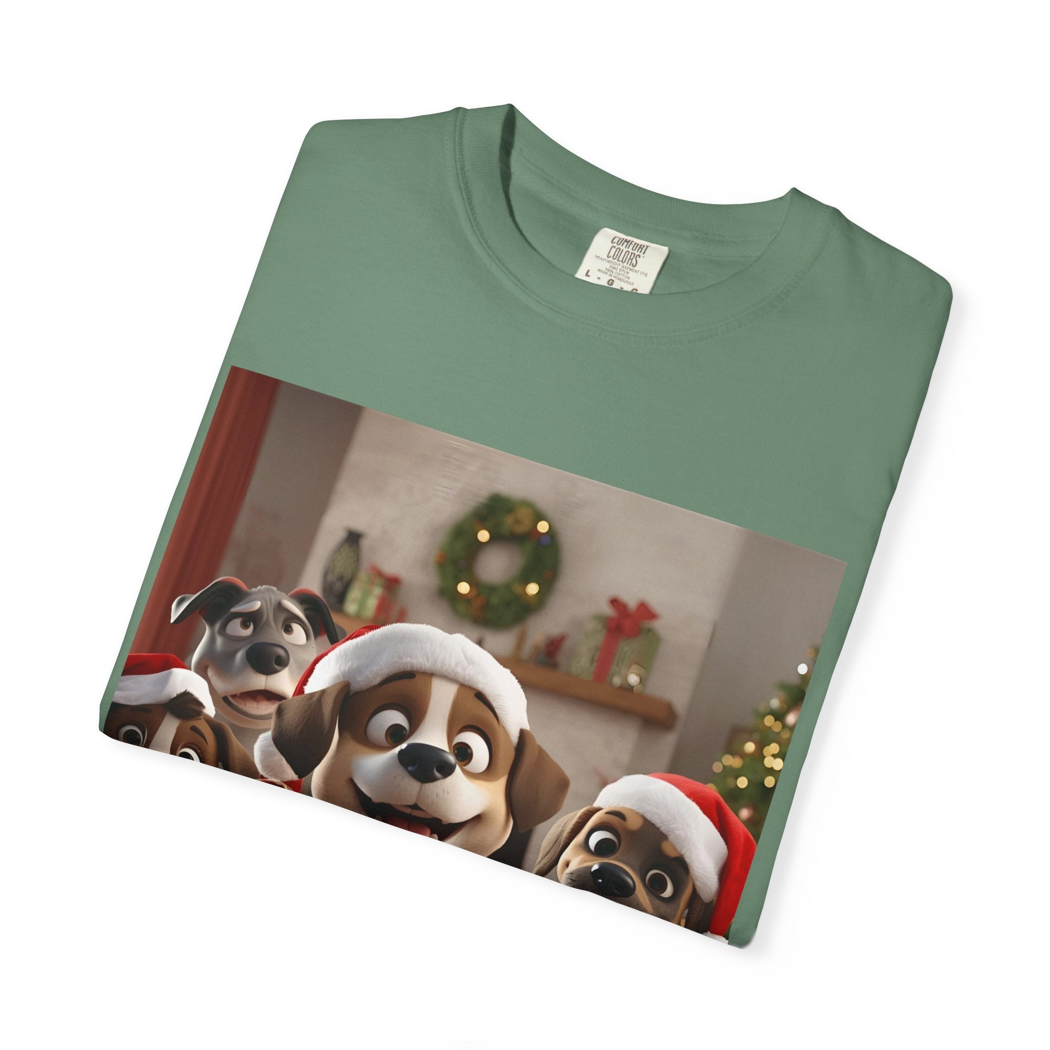 Cute Christmas Festive Dog Holiday T-Shirt | Pet Lover Gift, Christmas Shirt, Unisex Casual Tee, Cute Animal Apparel, Holiday Spirit Outfit
