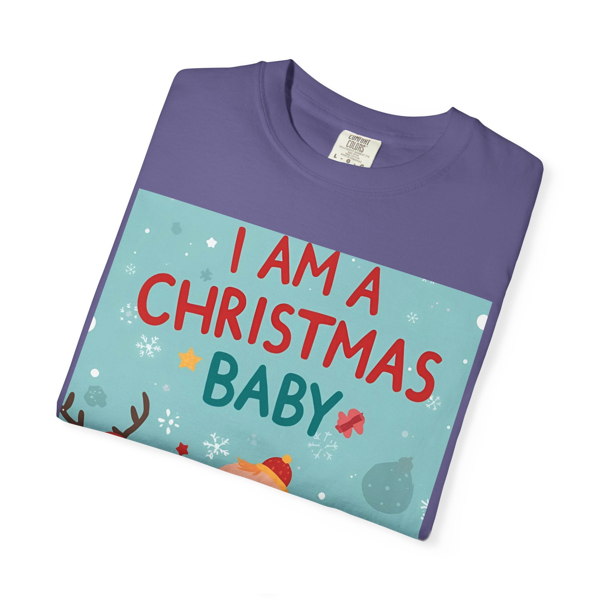 Christmas Baby T-shirt, Cute Christmas Shirt, Holiday Gift, Family Matching Tee, Unisex Kids Christmas Apparel, Baby's First Christmas