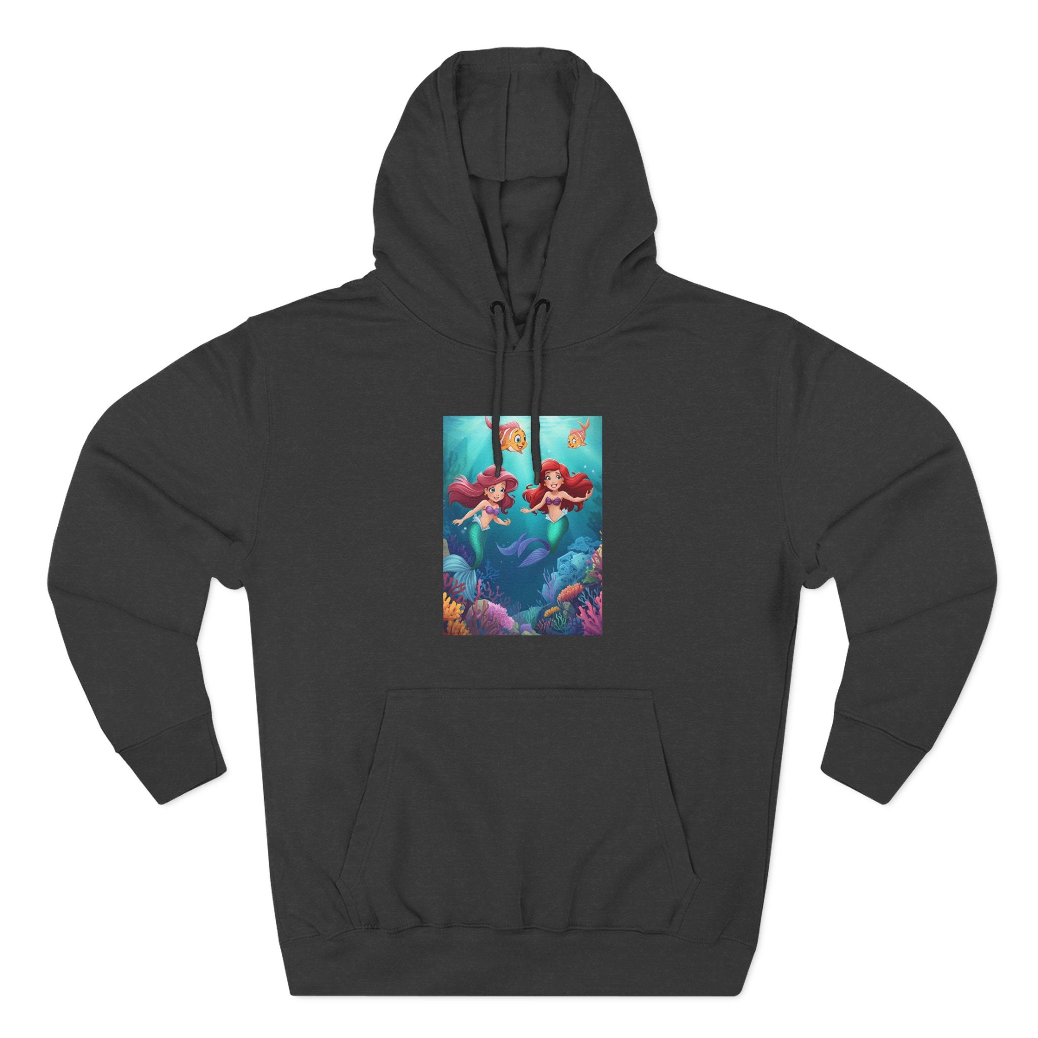 Mermaid Three-Panel Fleece Hoodie
