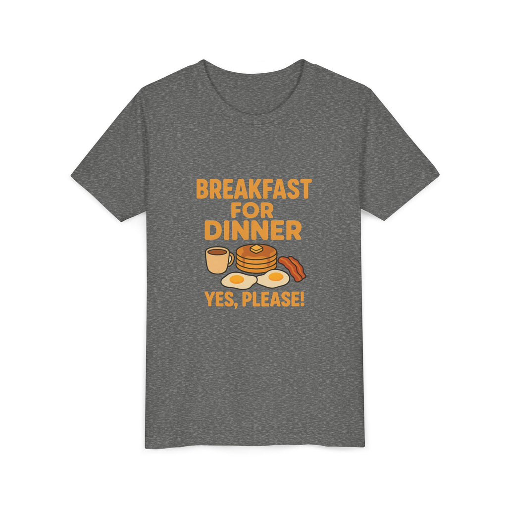 Breakfast For Dinner Youth Short Sleeve Tee