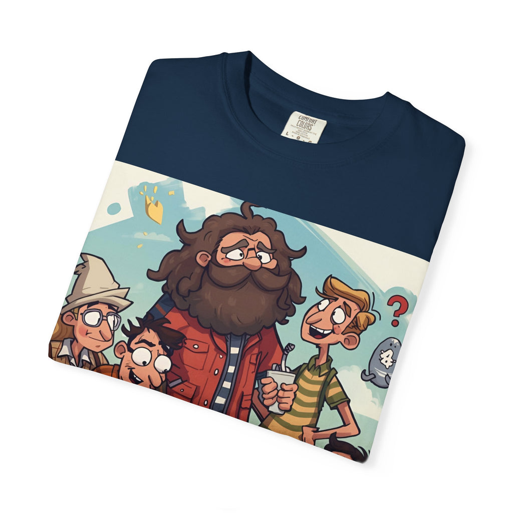 Charming Cartoon Graphic Tee, Fun Unisex T-shirt for Casual Wear, Unique Gift Ideas for Holidays, Family Gatherings, Cartoon Lovers, [...]