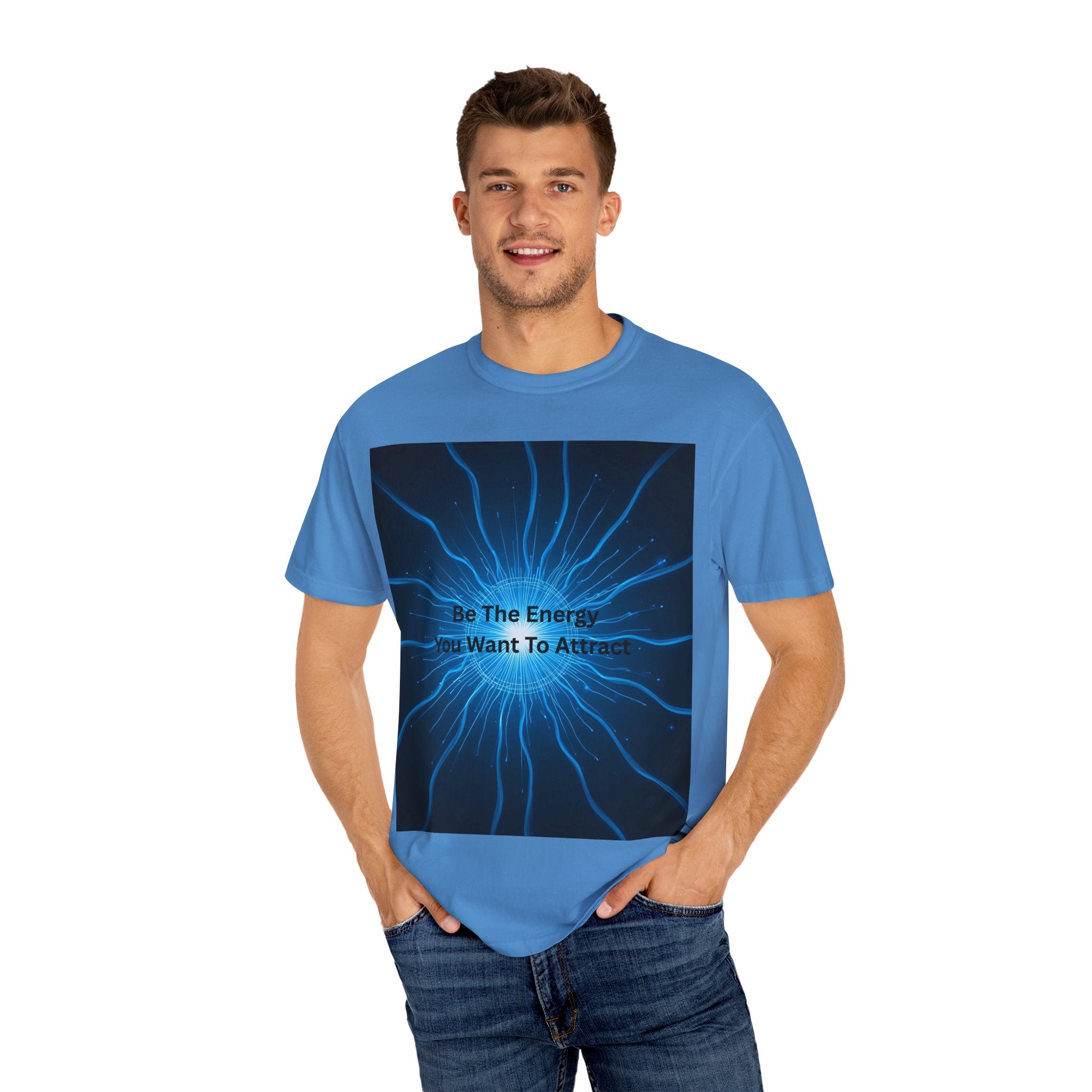 Be The Energy You Want To Attract Unisex Inspirational Energy T-Shirt, Motivational Tee, Mindfulness Shirt, Conscious Living Apparel, Gift for Positive Vibes