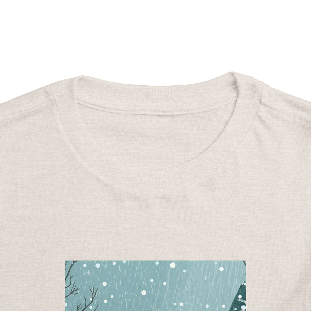 Festive Christmas Snowman Toddler Short Sleeve Tee