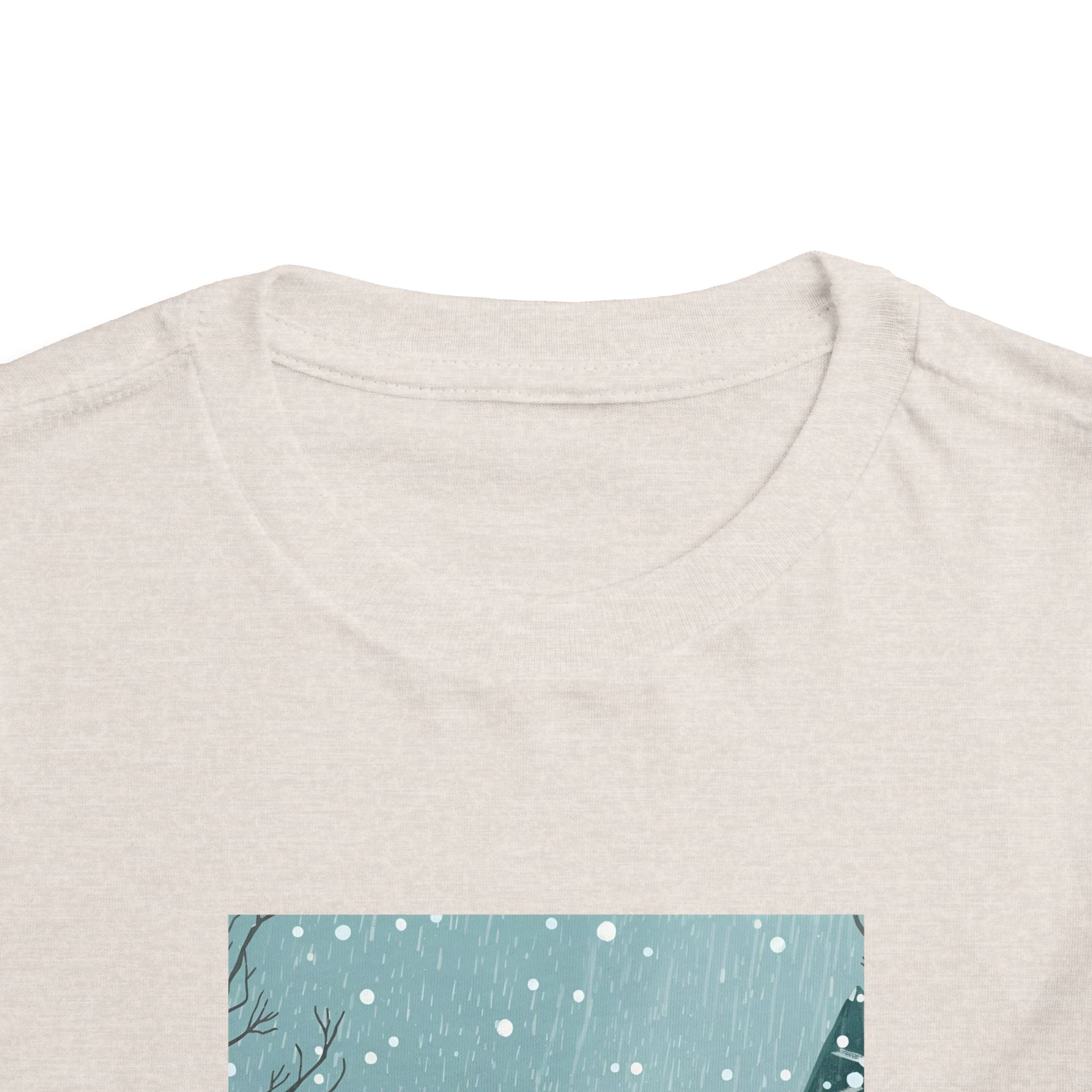 Festive Christmas Snowman Toddler Short Sleeve Tee