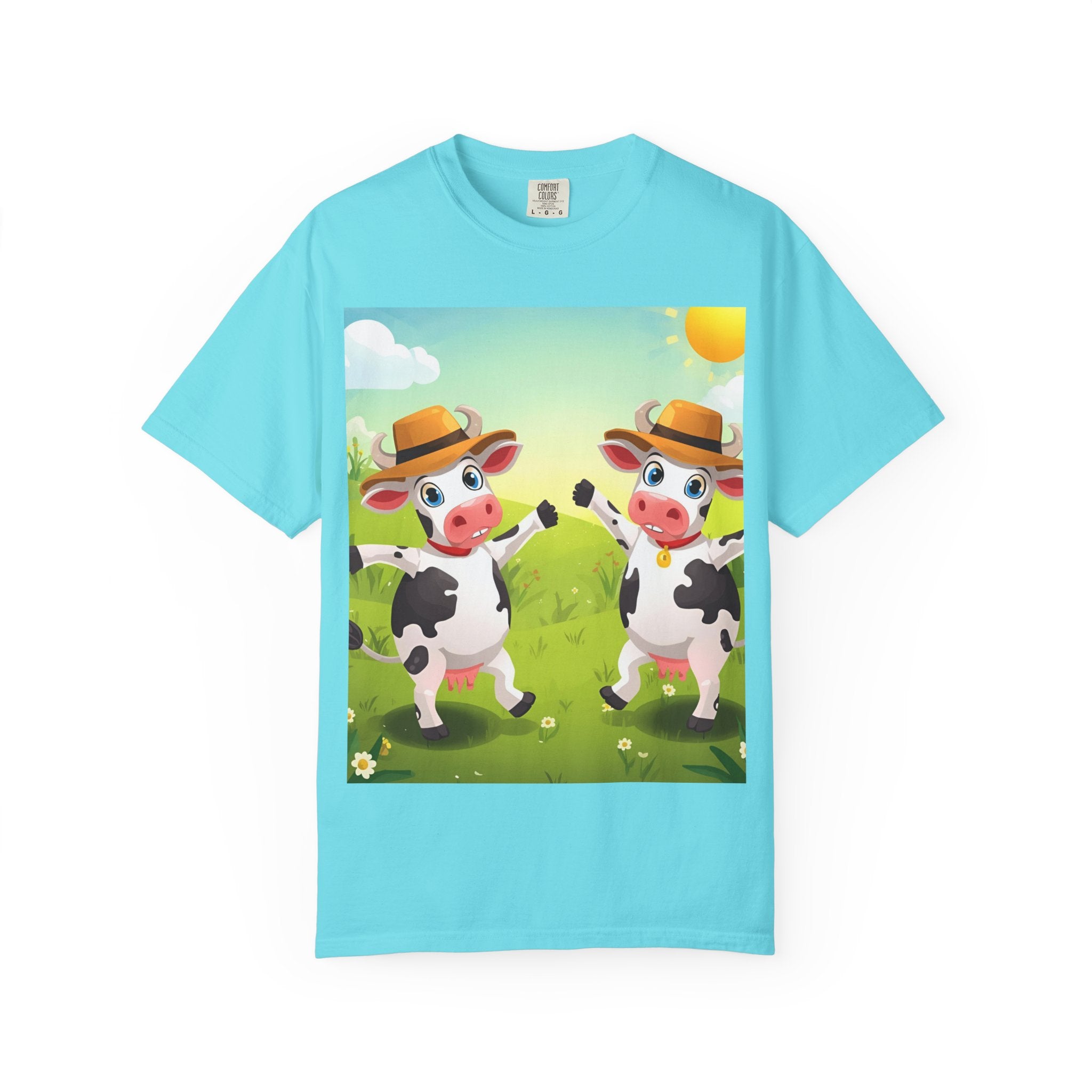 Cute Cow Fun Farm Playful Cow Graphic T-Shirt, Fun Tee for Kids, Animal Lovers, Farm Life, Casual Wear, Summer Vibes, Birthday Gift