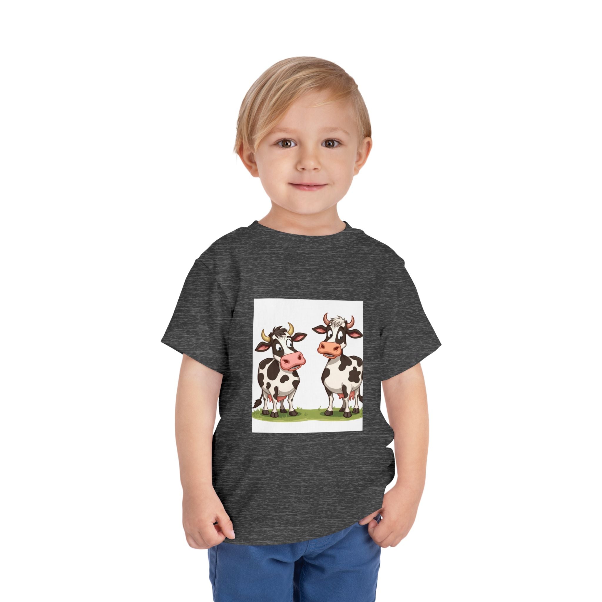 Cute Cows Toddler Short Sleeve Tee