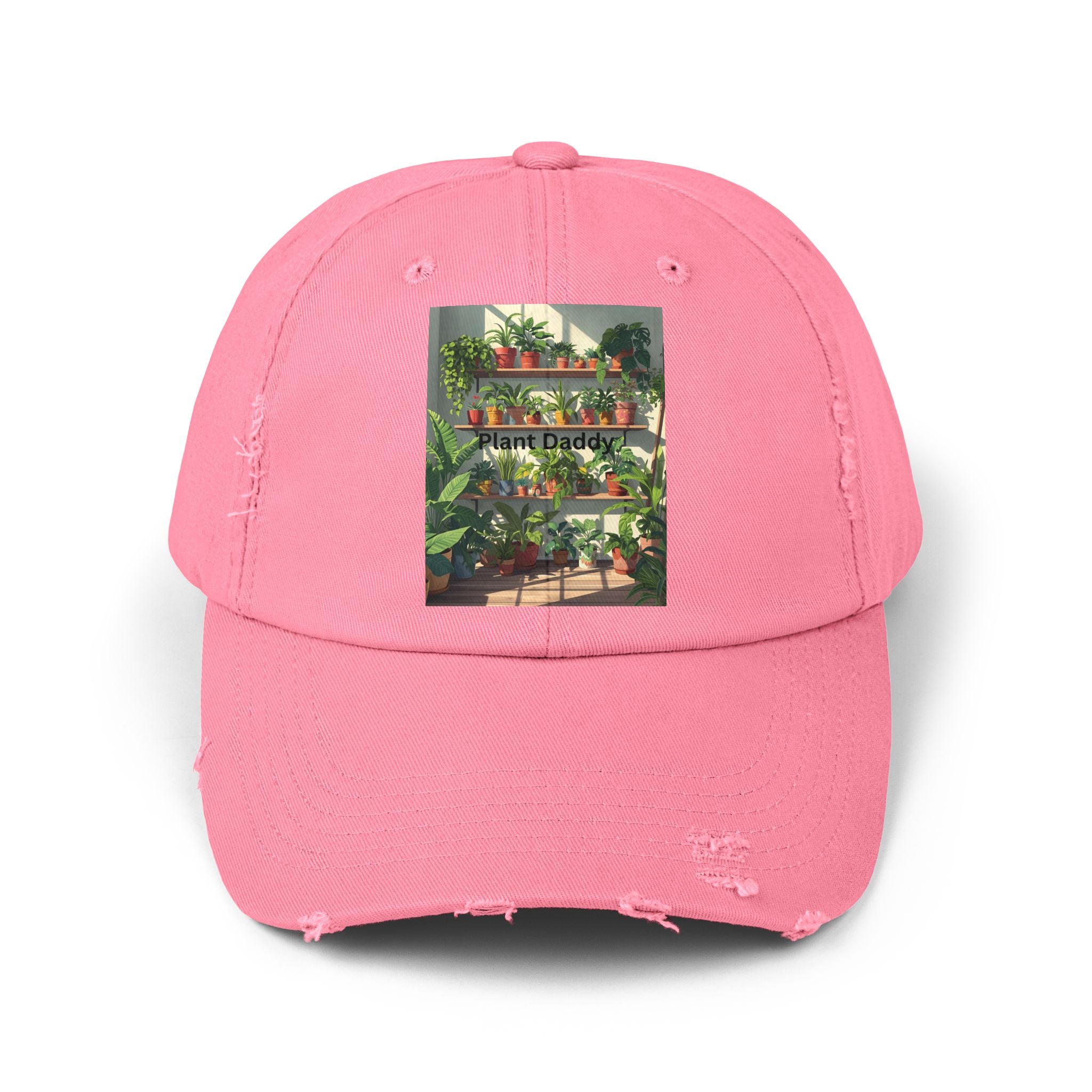 Plant Daddy Distressed Cap | Perfect Gift for Plant Lovers | Casual Style | Gardening Cap | Unisex Trendy Headwear