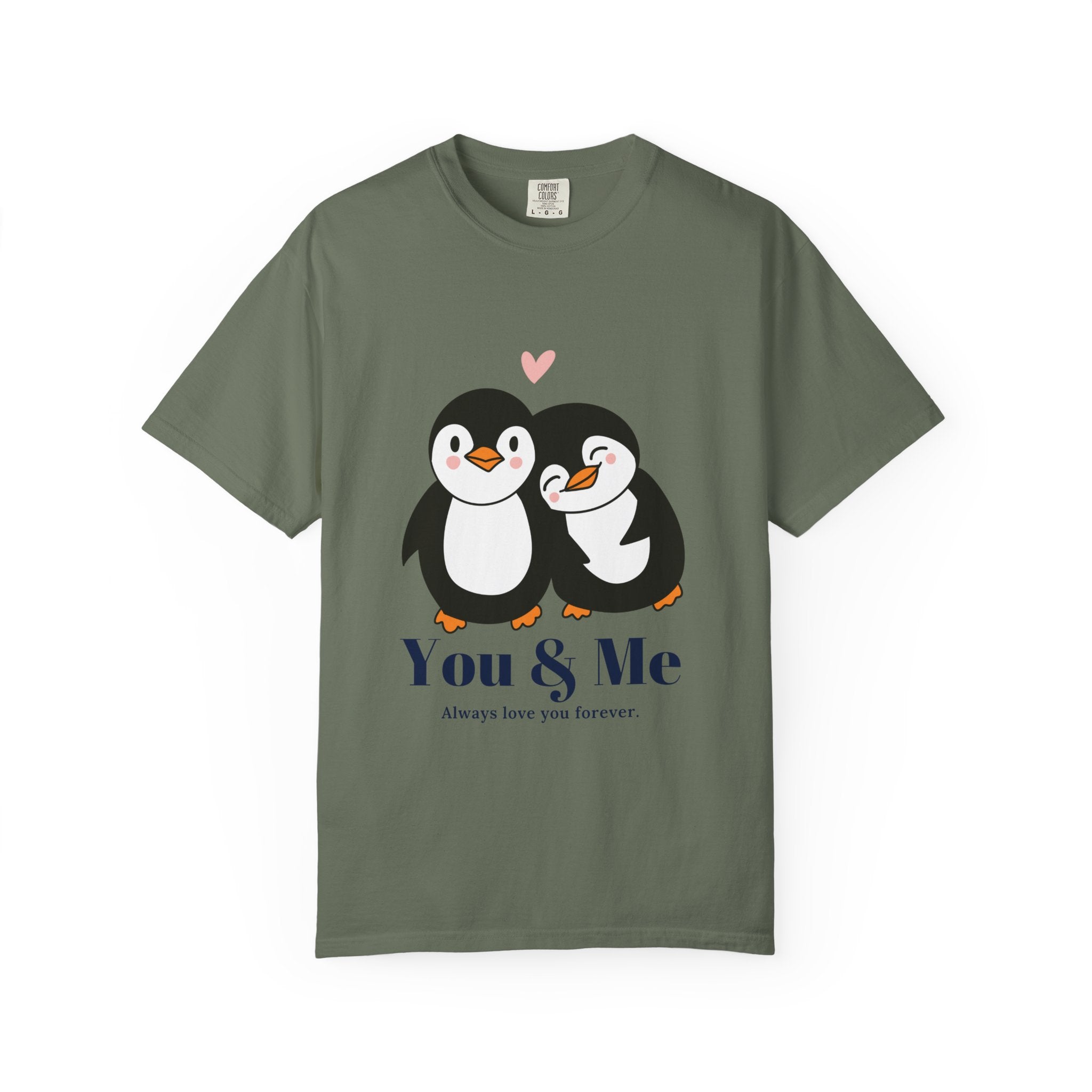 Cute Penguin Couples T-shirt, Valentine's Gift, Relationship Shirt, Birthday Present, Unisex T-Shirt, Love Apparel