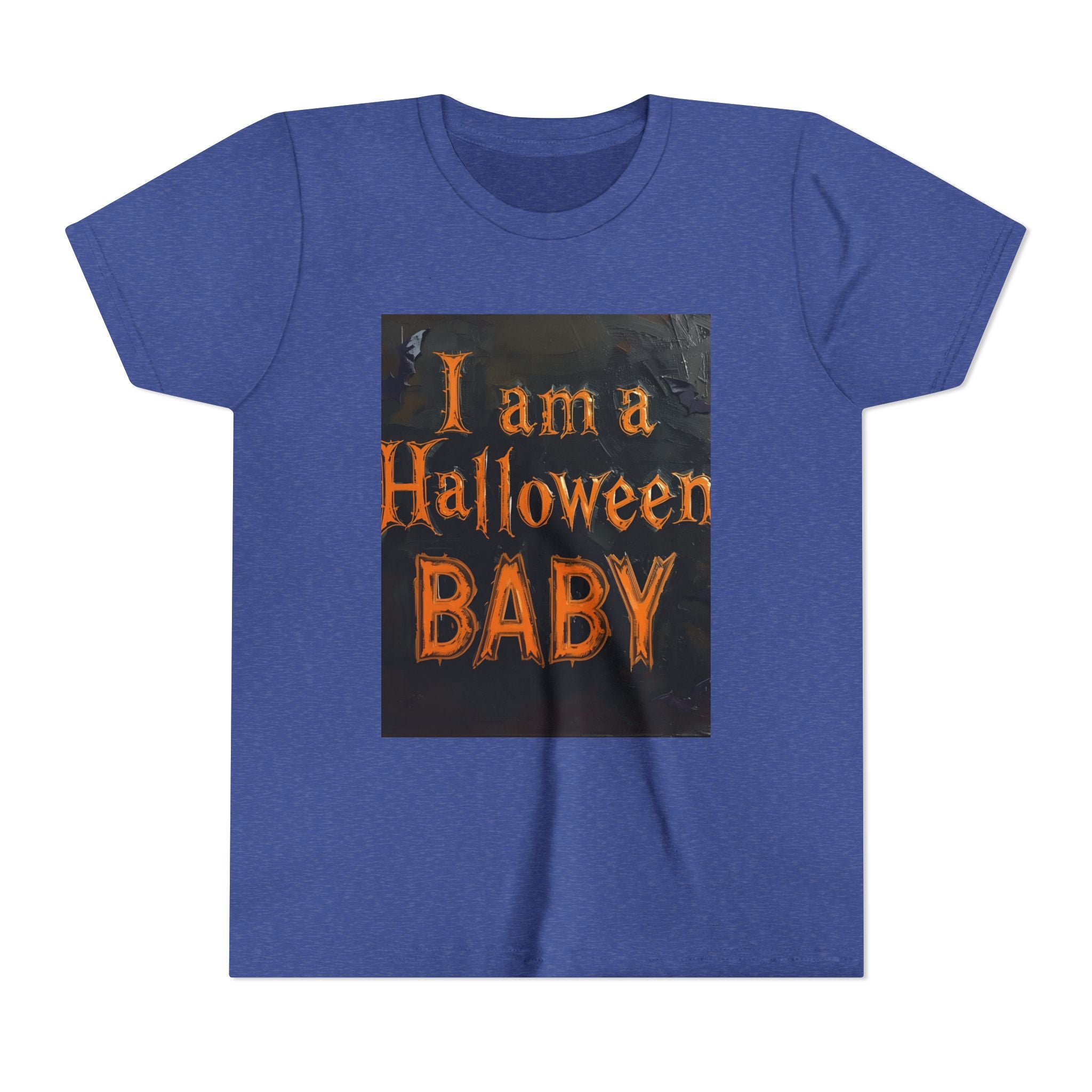 I Am A Halloween Baby Youth Short Sleeve Tee