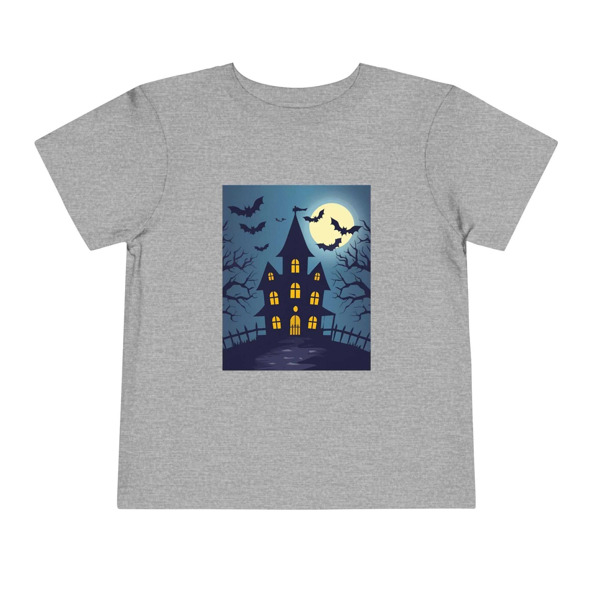 Toddler Halloween T-Shirt, Spooky Haunted House Tee, Kids Halloween Costume, Toddler Witch Shirt, Halloween Party Outfit