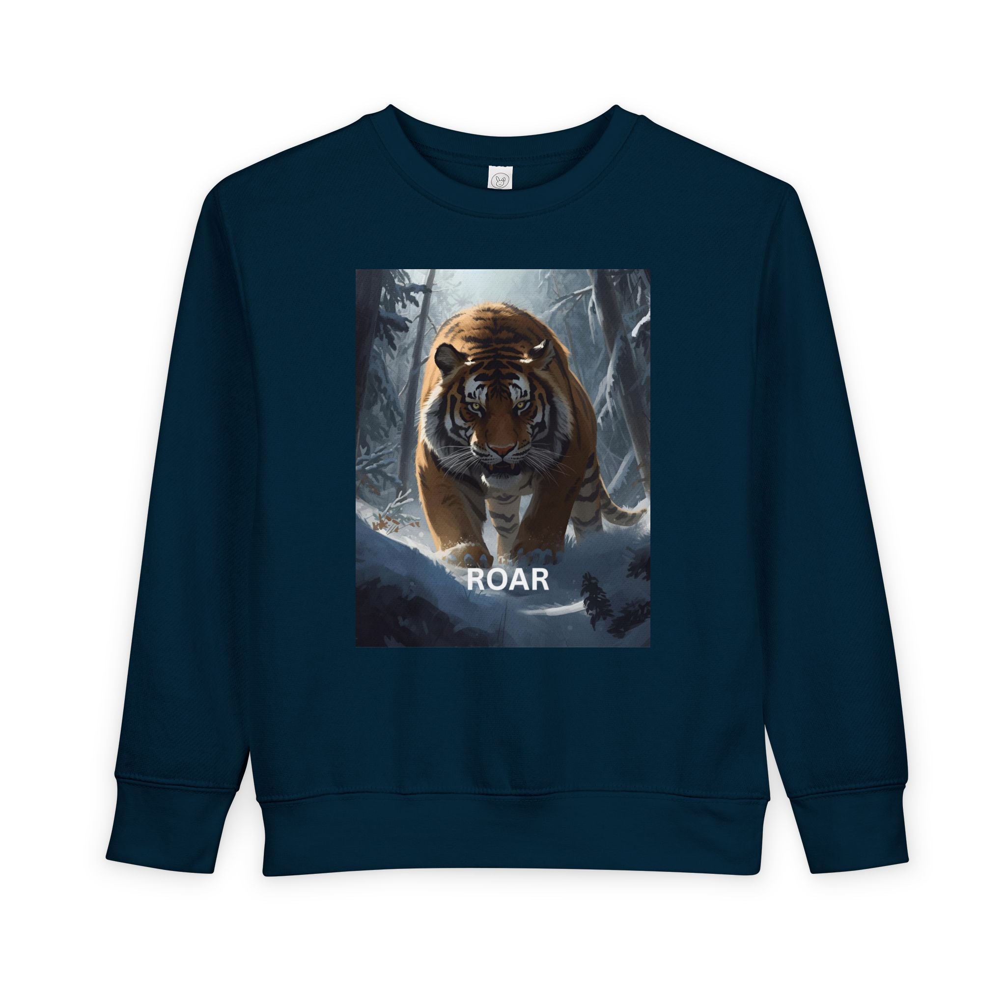 Tiger Roar Snow Toddler Sweatshirt