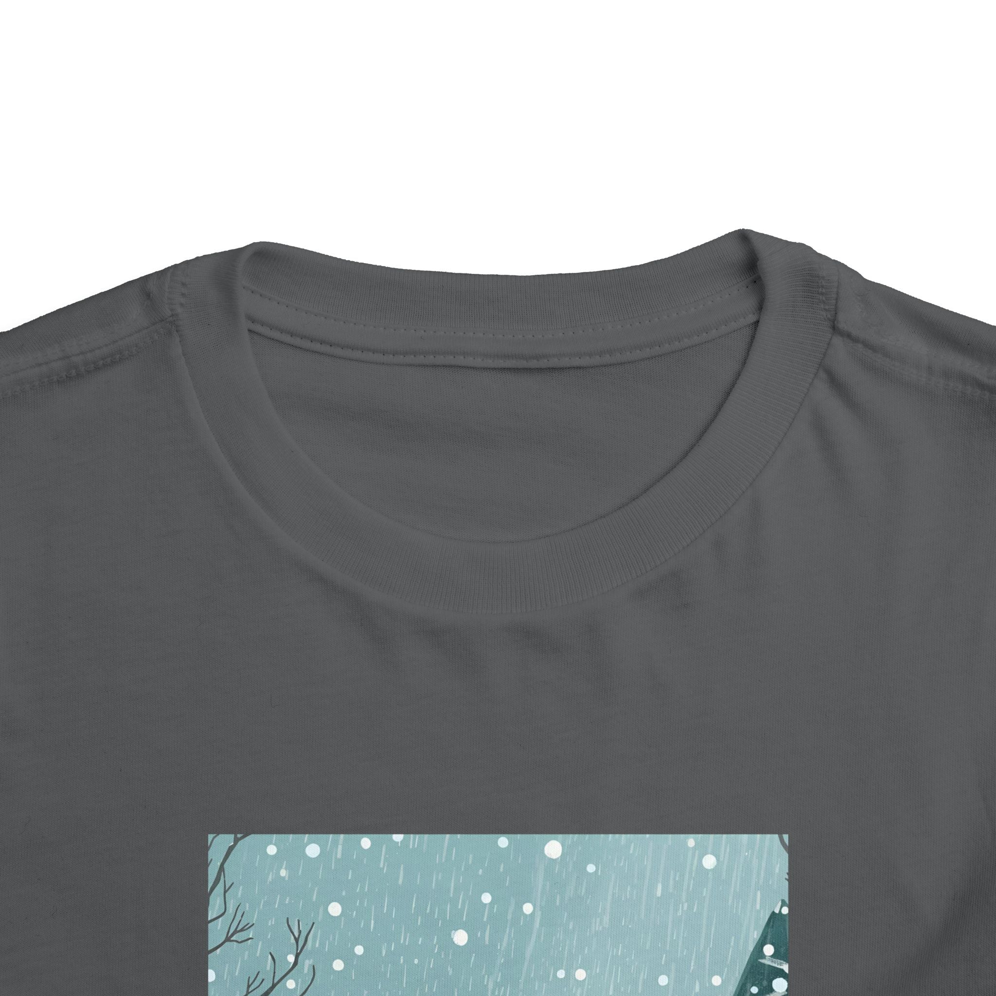 Festive Christmas Snowman Toddler Short Sleeve Tee