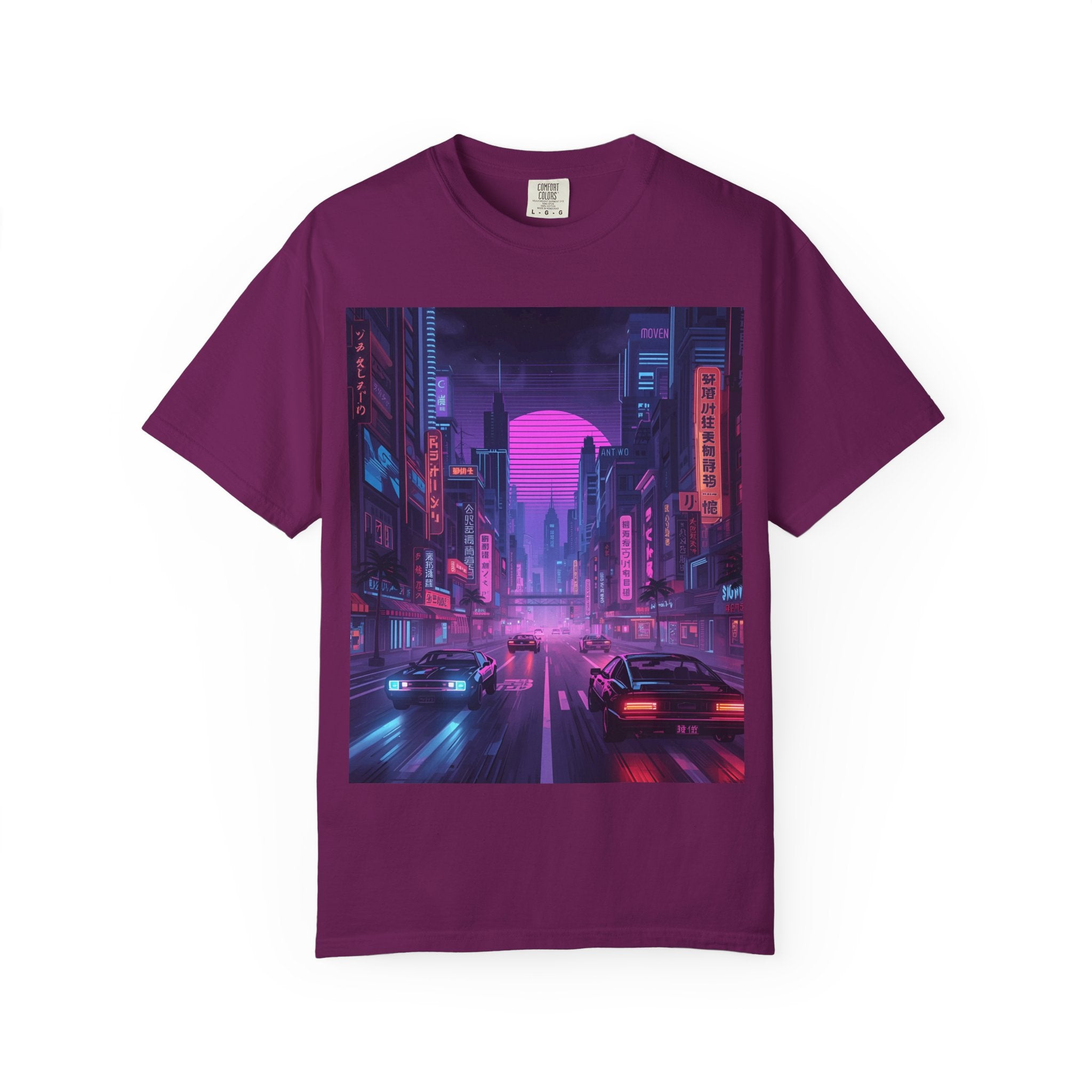 Futuristic City Unisex T-Shirt, Trendy Graphic Tee, Streetwear Style, Perfect for Gifts, Casual Wear, Summer Vibes