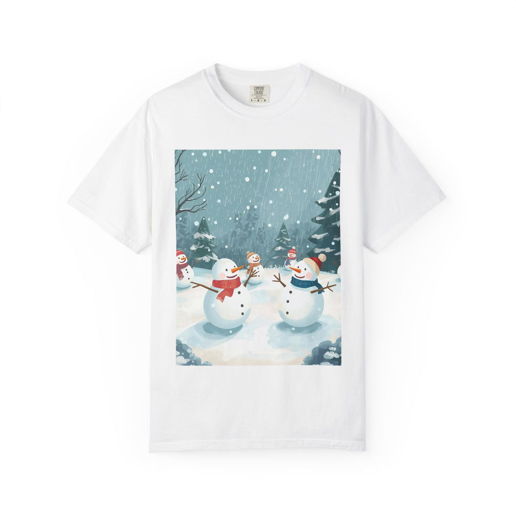 Festive Christmas Winter Wonderland Snowman T-shirt | Holiday Tee, Christmas Apparel, Gift for Him/Her, Graphic Shirt, Seasonal Fashion