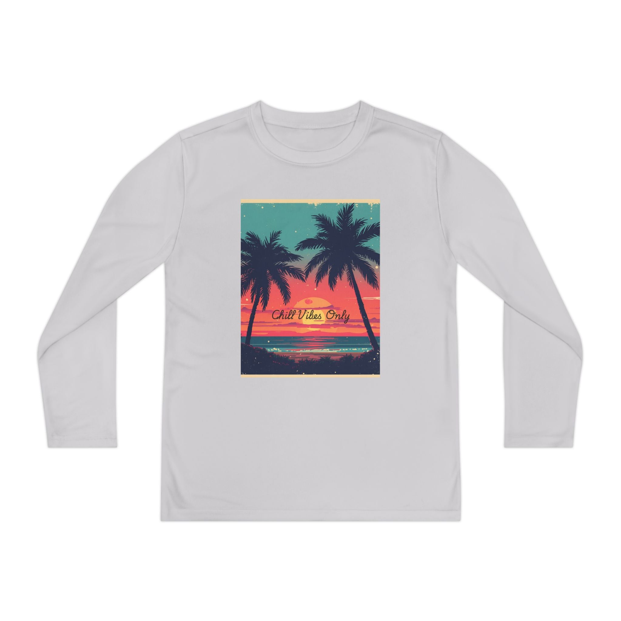 Tropical Sunset Youth Long Sleeve Competitor Tee