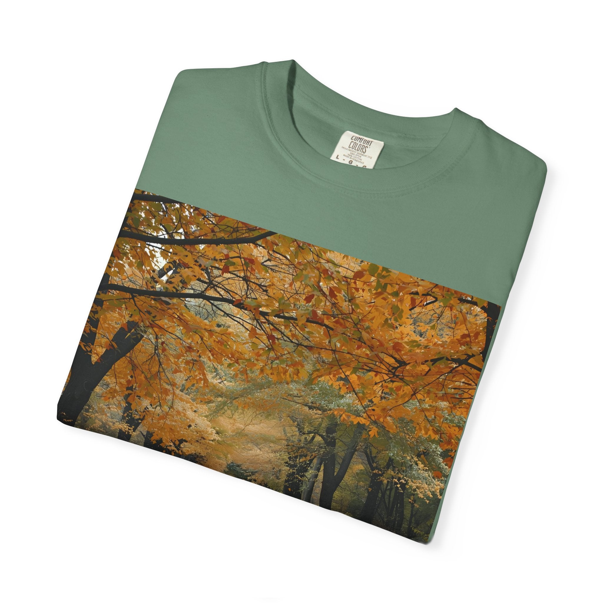 Autumn Pathway T-Shirt | Nature Lover Gift, Fall Fashion, Unisex Tee, Seasonal Wear, Cozy Vibes