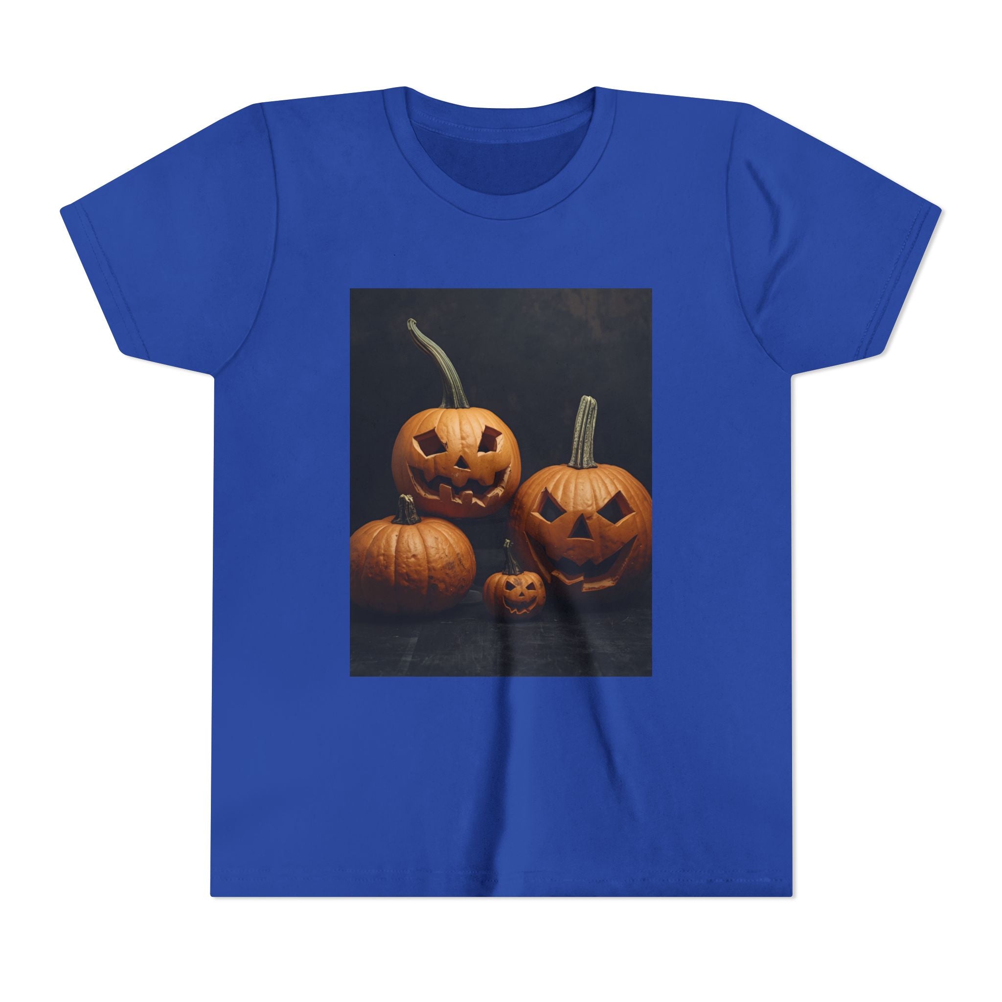 Spooky Halloween Pumpkin Youth Short Sleeve Tee