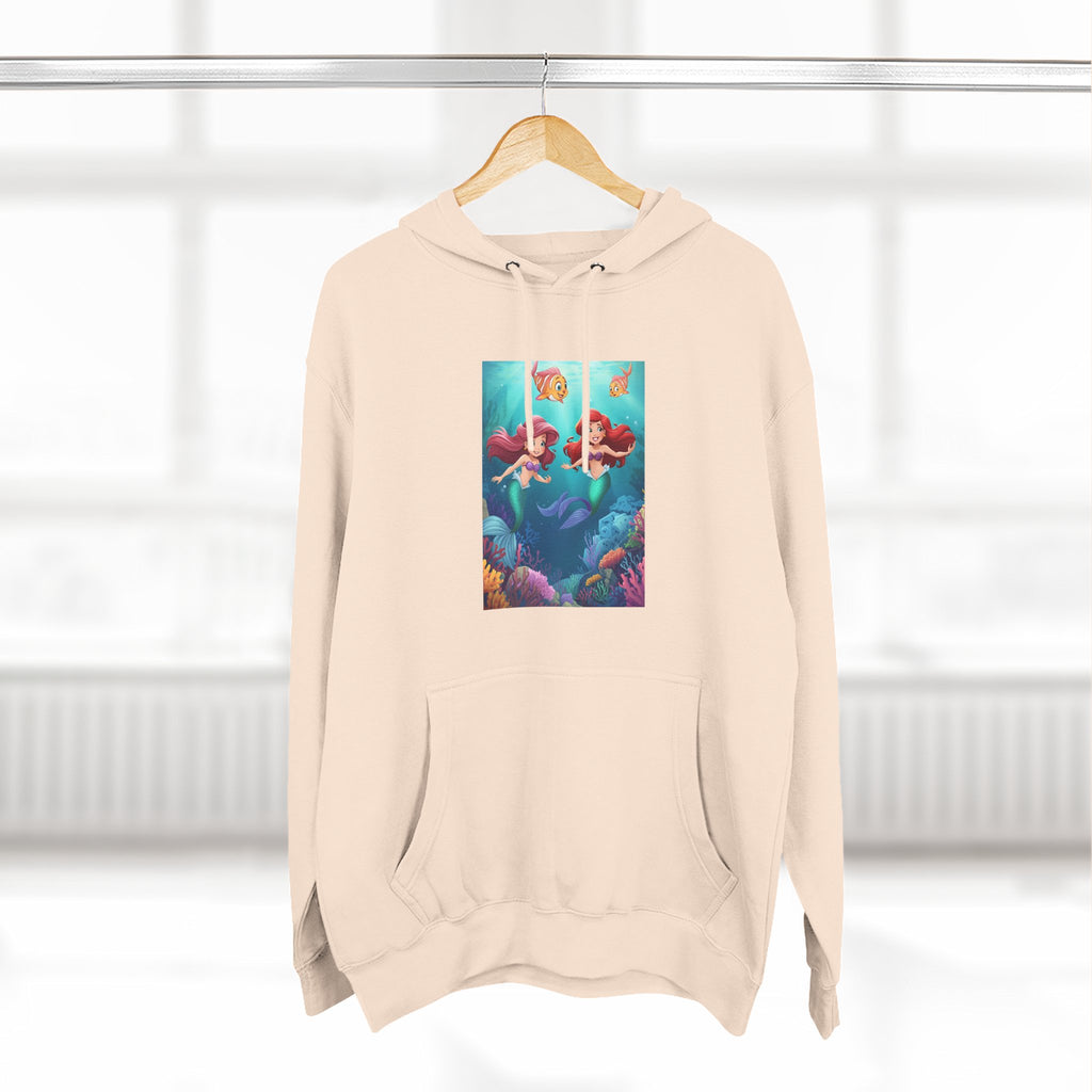 Mermaid Three-Panel Fleece Hoodie