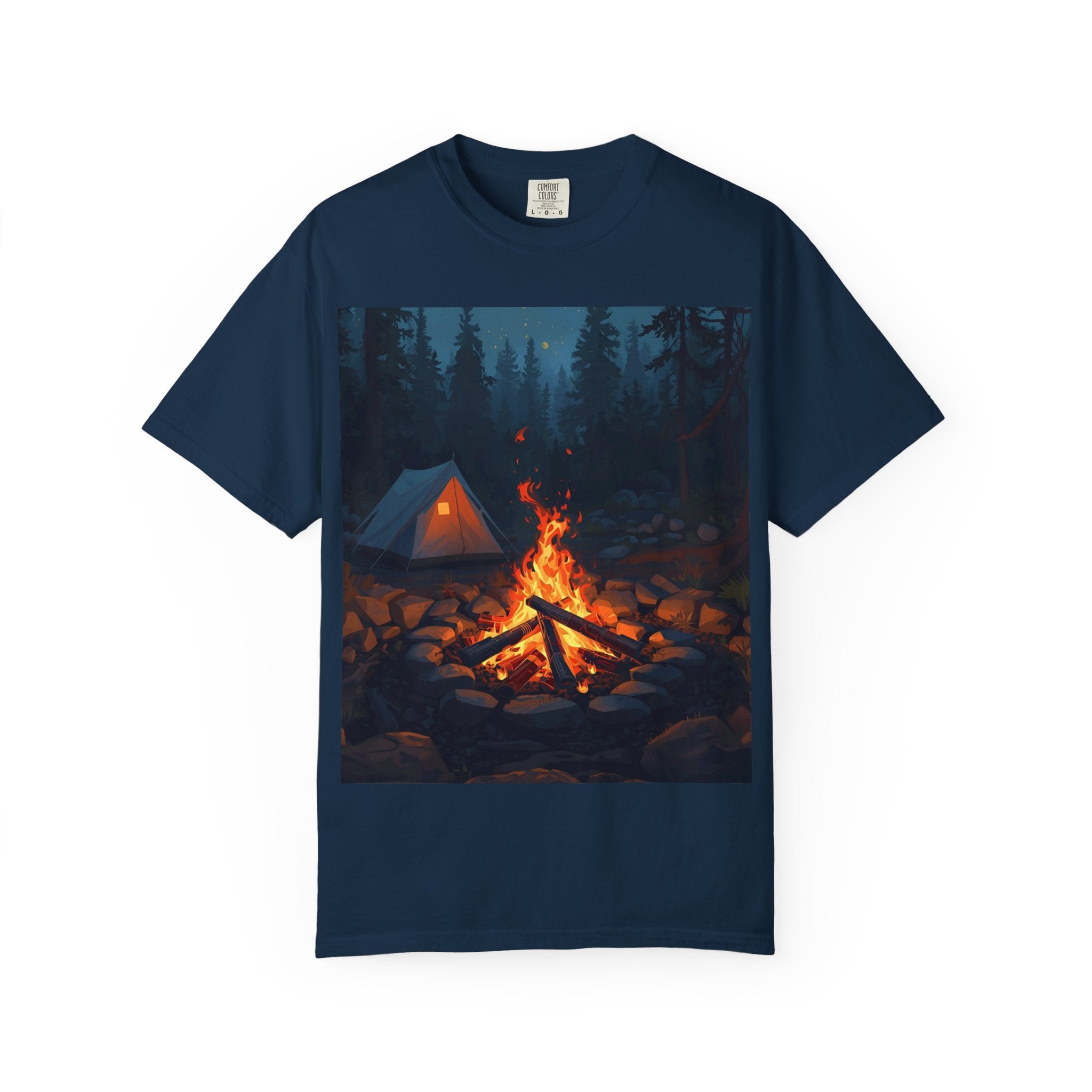 Cozy Campfire Unisex Garment-Dyed T-shirt