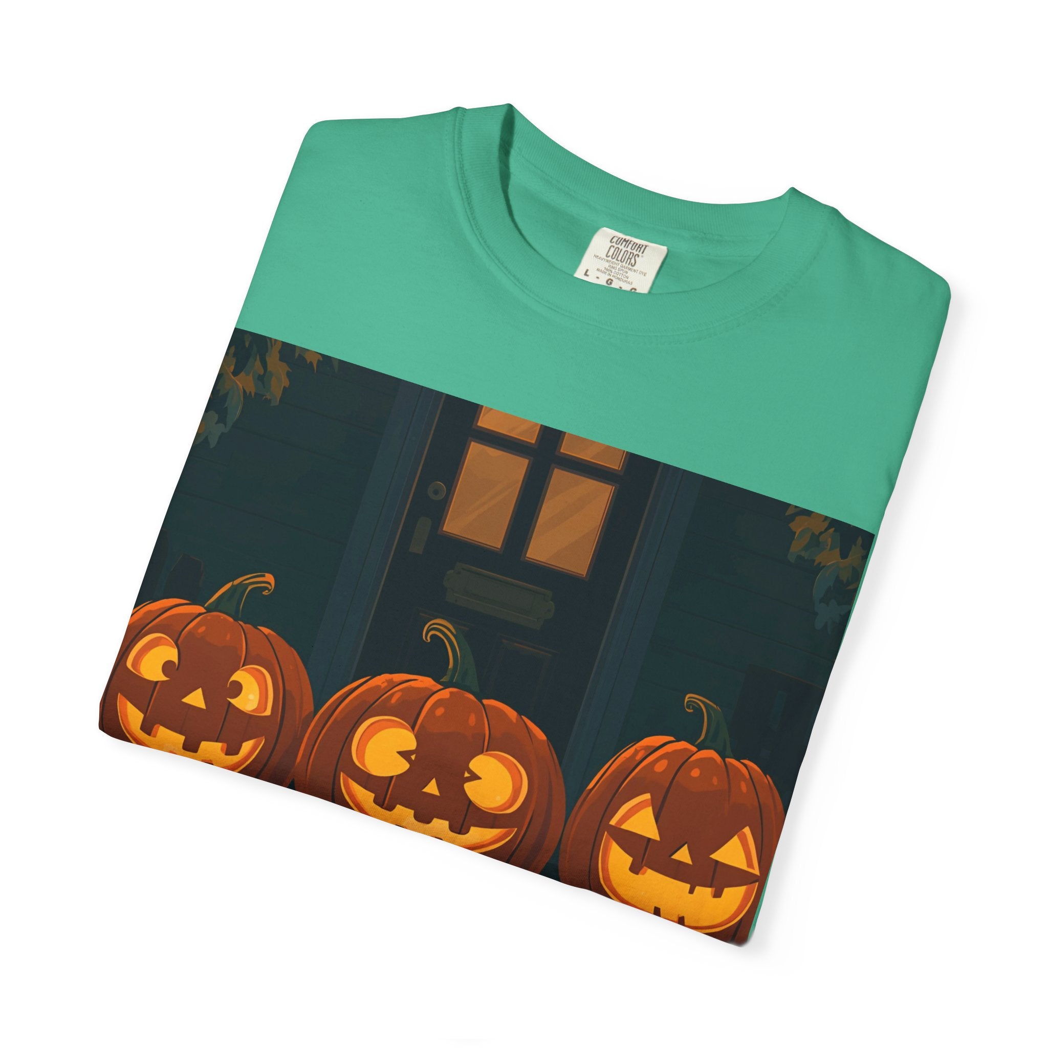 Happy Halloween Unisex T-Shirt, Spooky Season Apparel, Halloween Costume, Fall T-Shirt, Pumpkin Design Shirt, Y'all Graphic Tee