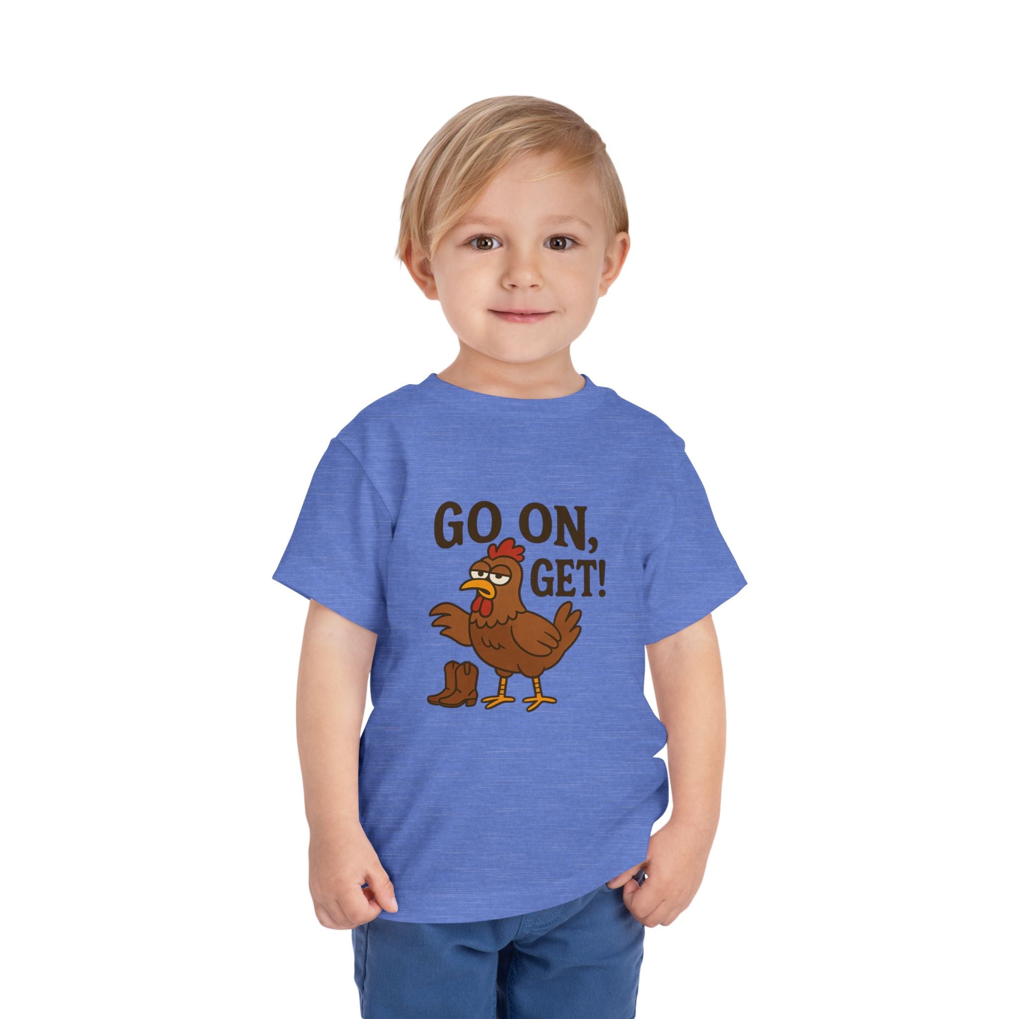 Go On Get Funny Toddler Short Sleeve Tee