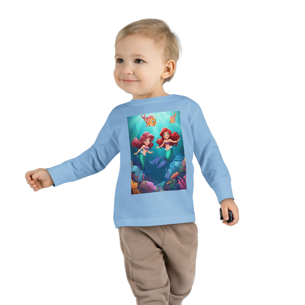 Mermaid Toddler Long Sleeve Tee