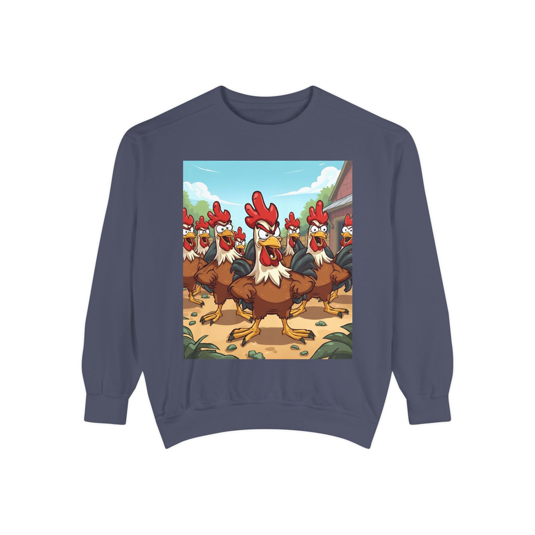 Chicken Funny Unisex Garment-Dyed Sweatshirt