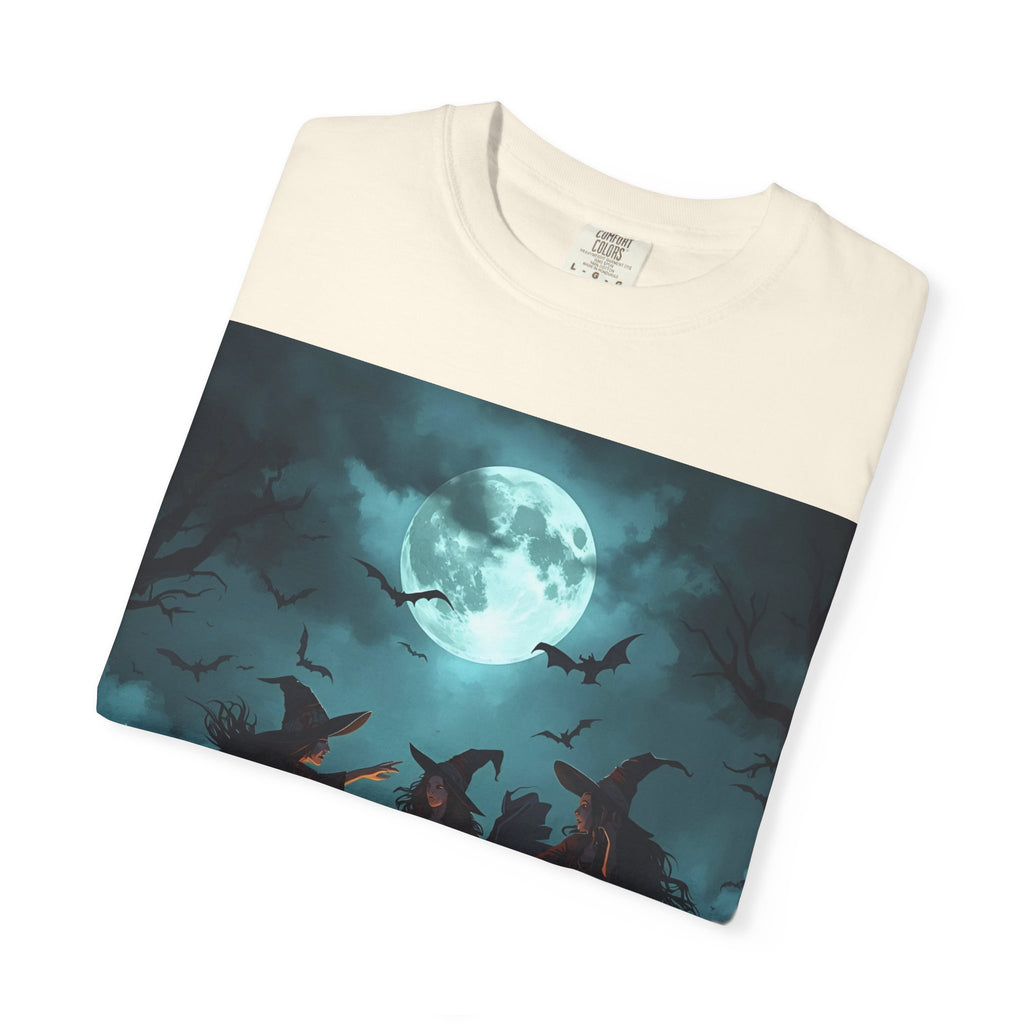 Spooky Halloween T-Shirt, Witchy Vibes Shirt, Unisex Spooky Tee, Halloween Costume Top, Witch Cauldron Graphic Shirt