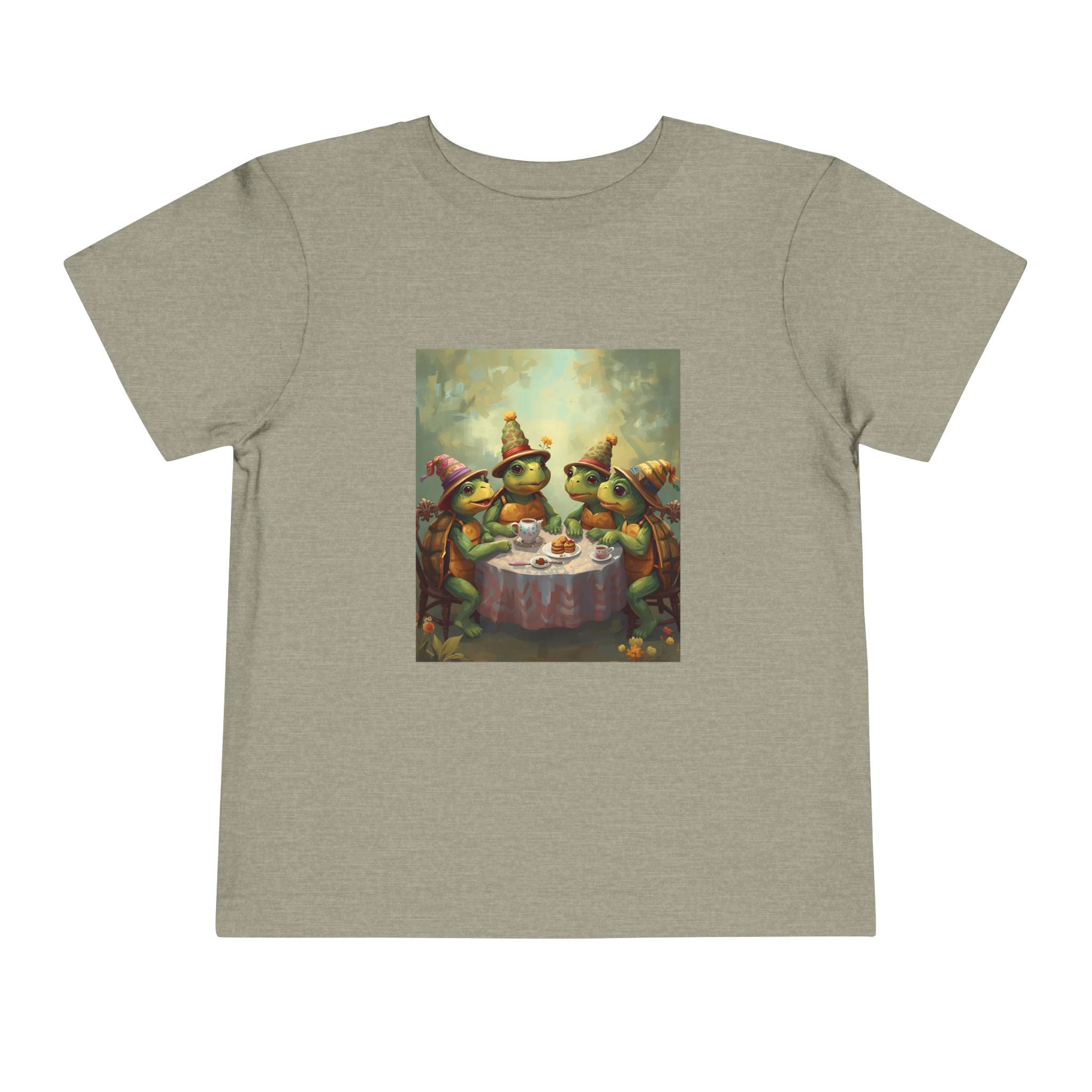 Whimsical Turtle Toddler Short Sleeve Tee