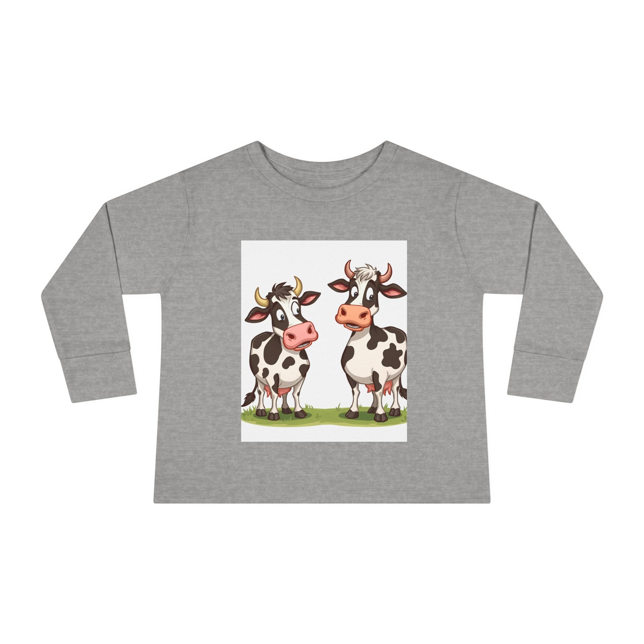 Cute Cows Toddler Long Sleeve Tee