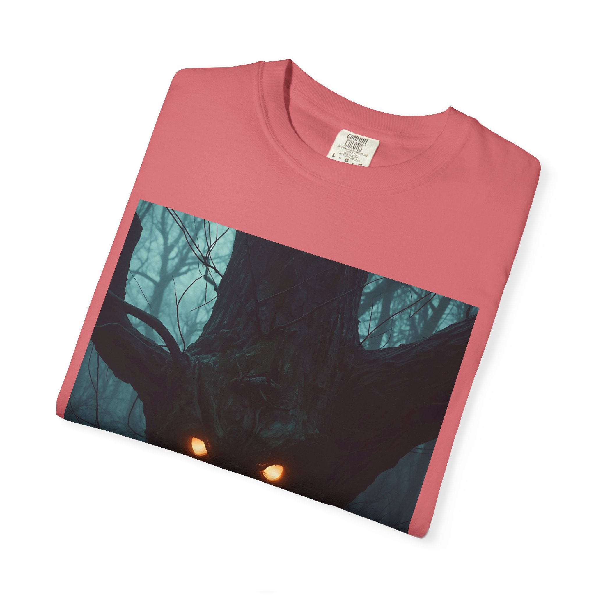 Spooky Mysterious Forest Creature T-Shirt, Unisex Shirt, Nature Lover Gift, Halloween Apparel, Unique Graphic Tee