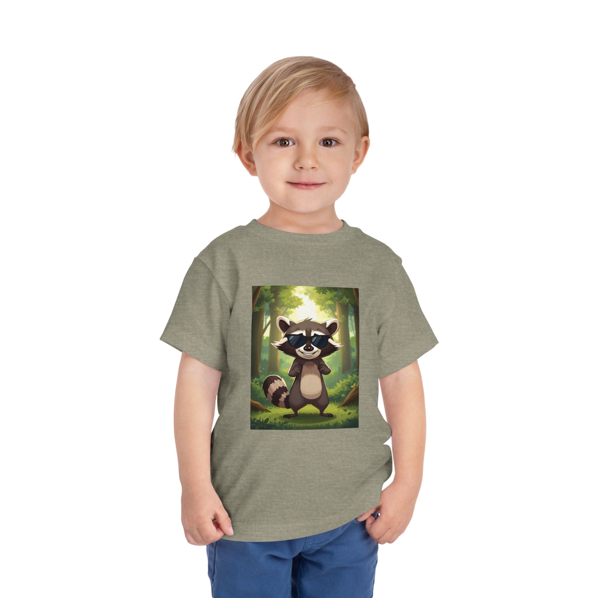Raccoon Toddler Short Sleeve Tee