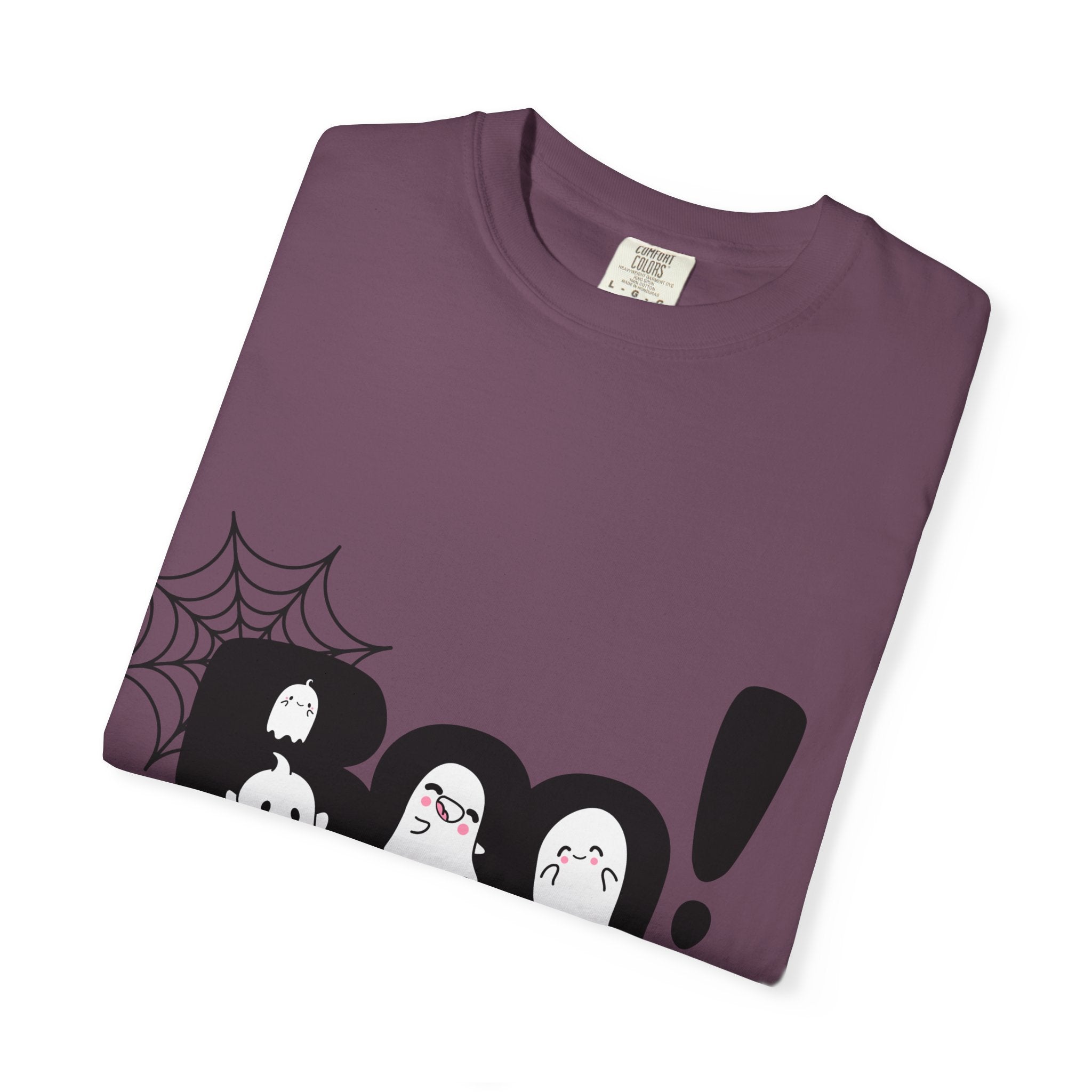 Halloween Boo T-Shirt, Spooky Fun Tee for Halloween, Unisex Ghost Shirt, Boo! Halloween Gift, Fall Celebration Apparel