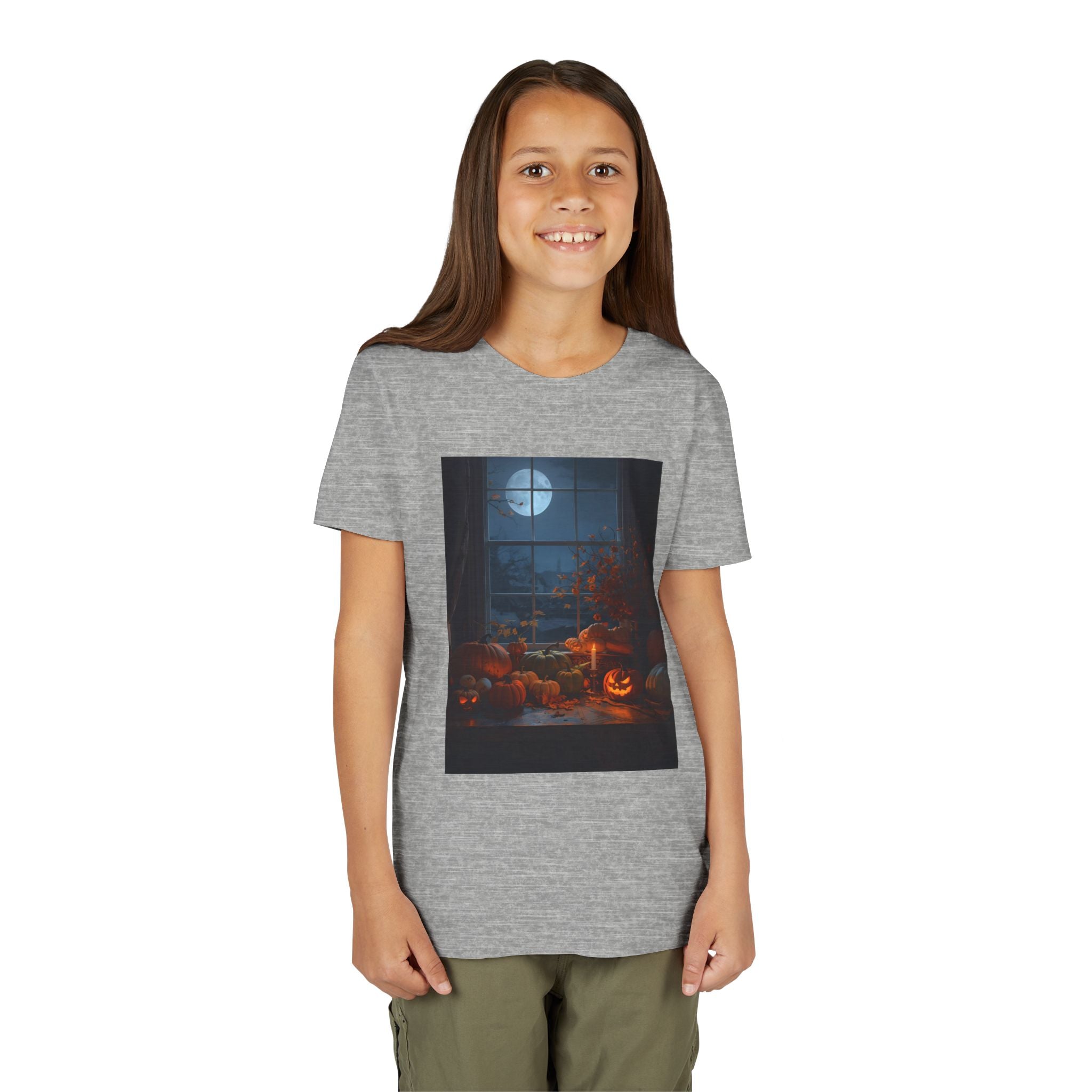 Halloween Pumpkin Youth Short Sleeve Tee