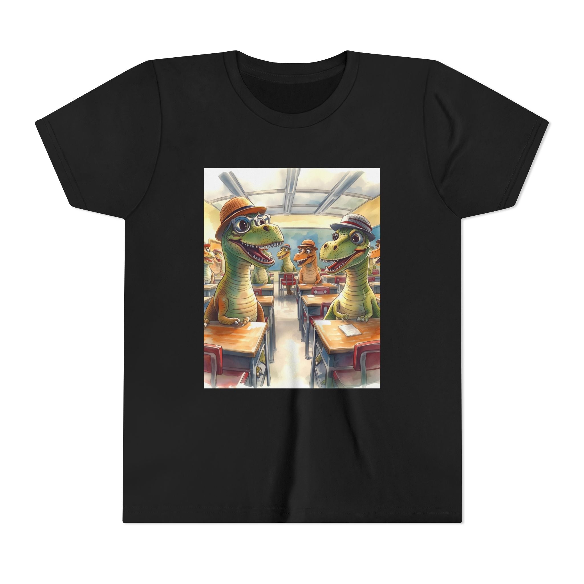 Dinosaur Classroom Youth Short Sleeve Tee