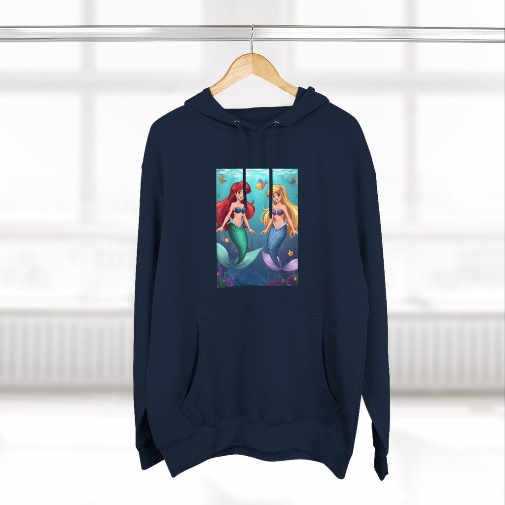 Mermaid Three-Panel Fleece Hoodie
