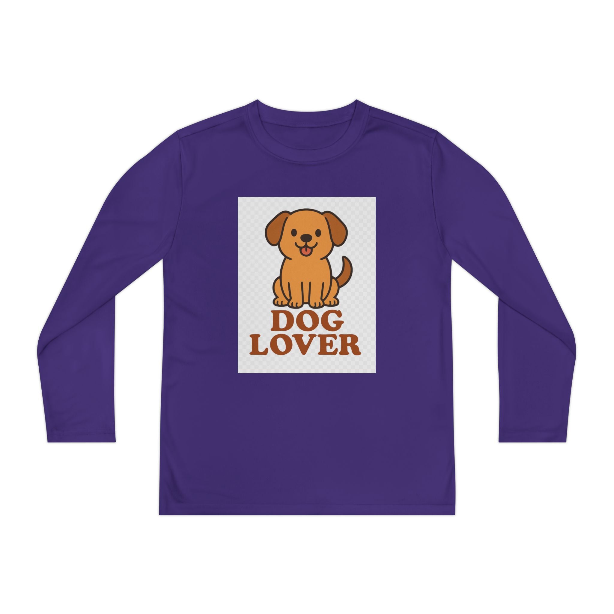 Dog Lover Youth Long Sleeve Competitor Tee