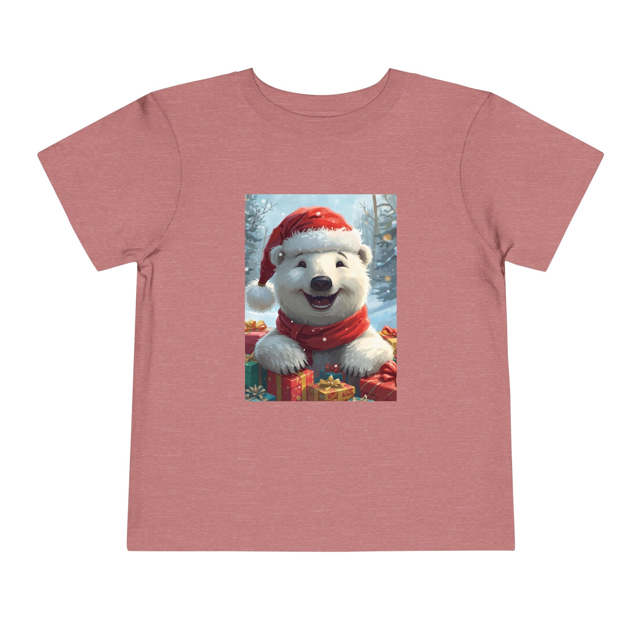 Christmas Bear Toddler Short Sleeve Tee