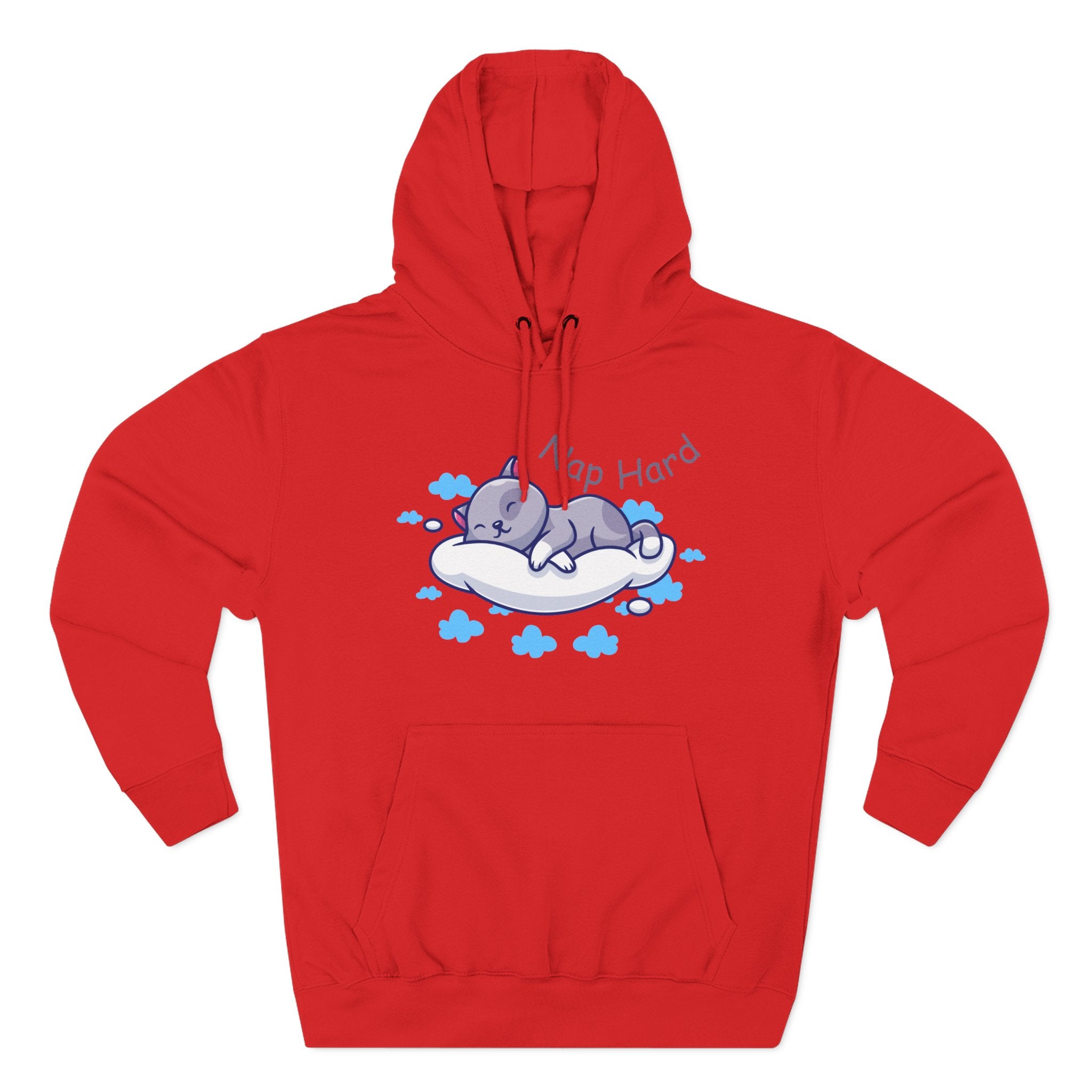 Cozy Cat Nap Hoodie - Perfect for Pet Lovers, Chill Days, Cozy Nights, Birthday Gift, Cat Pajama