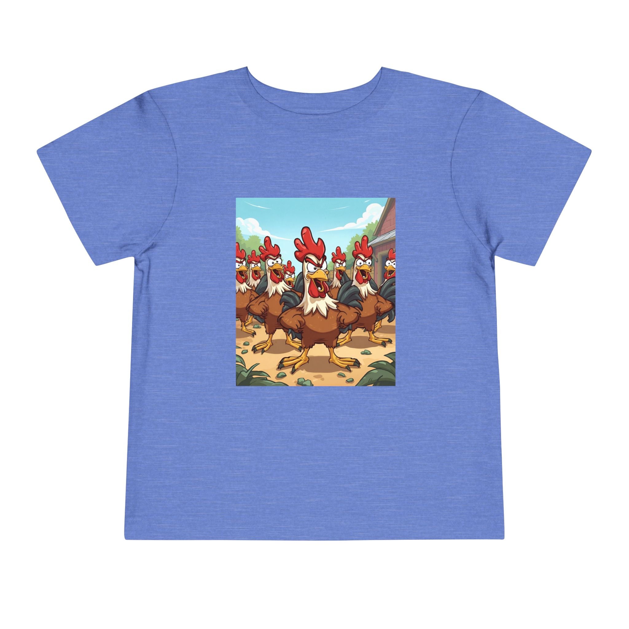 Chicken Funny Toddler Short Sleeve Tee