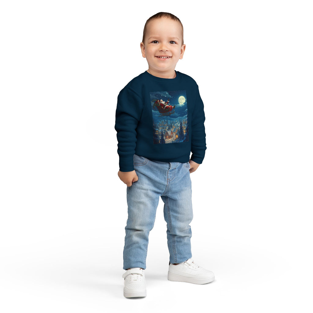 Santa Christmas Toddler Sweatshirt