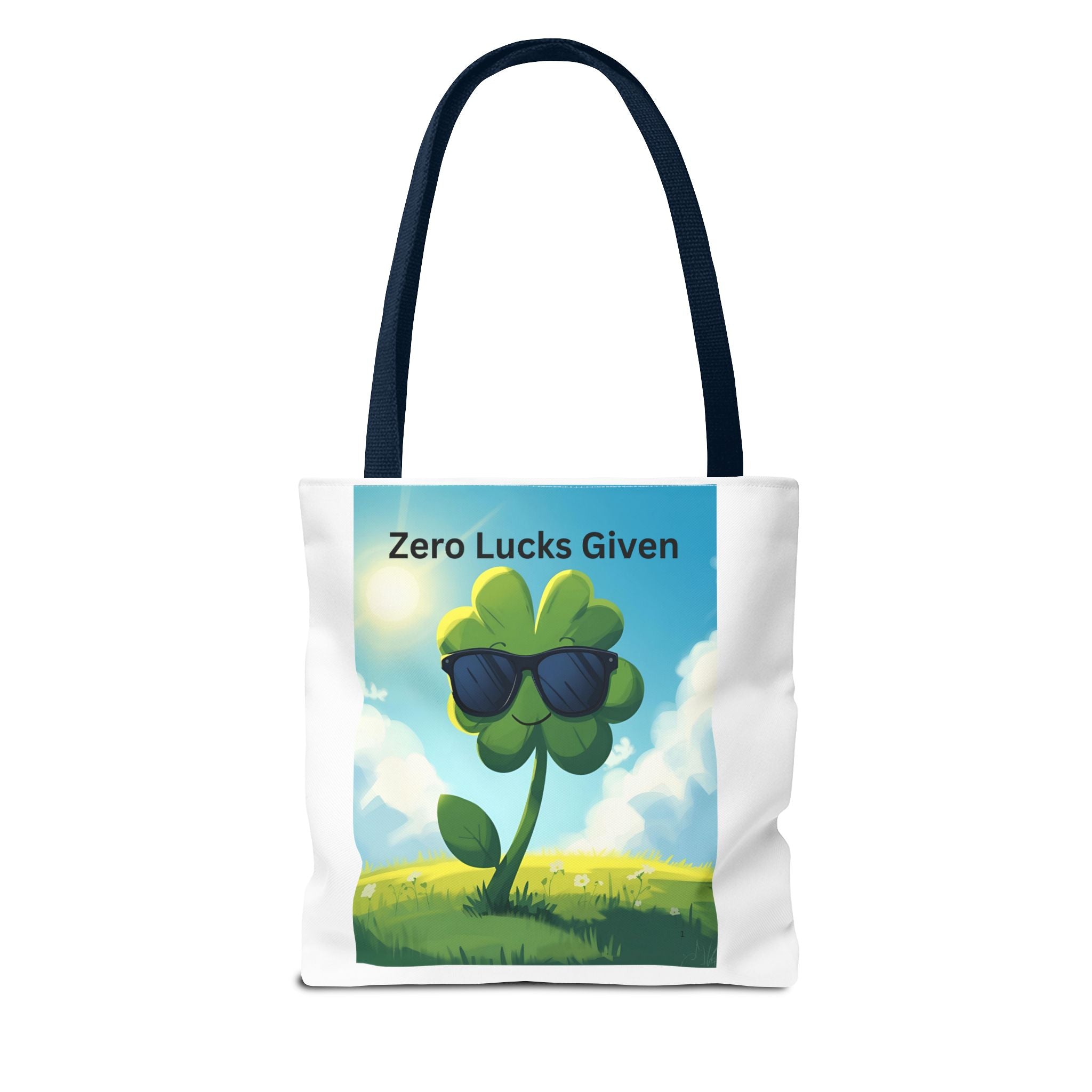 Zero Lucks Given Playful St. Patrick's Day Tote Bag, Fun Canvas Bag for Shoppers, Zero Lucks Given Bag, Gift for Friends, Travel Bag, Everyday Use