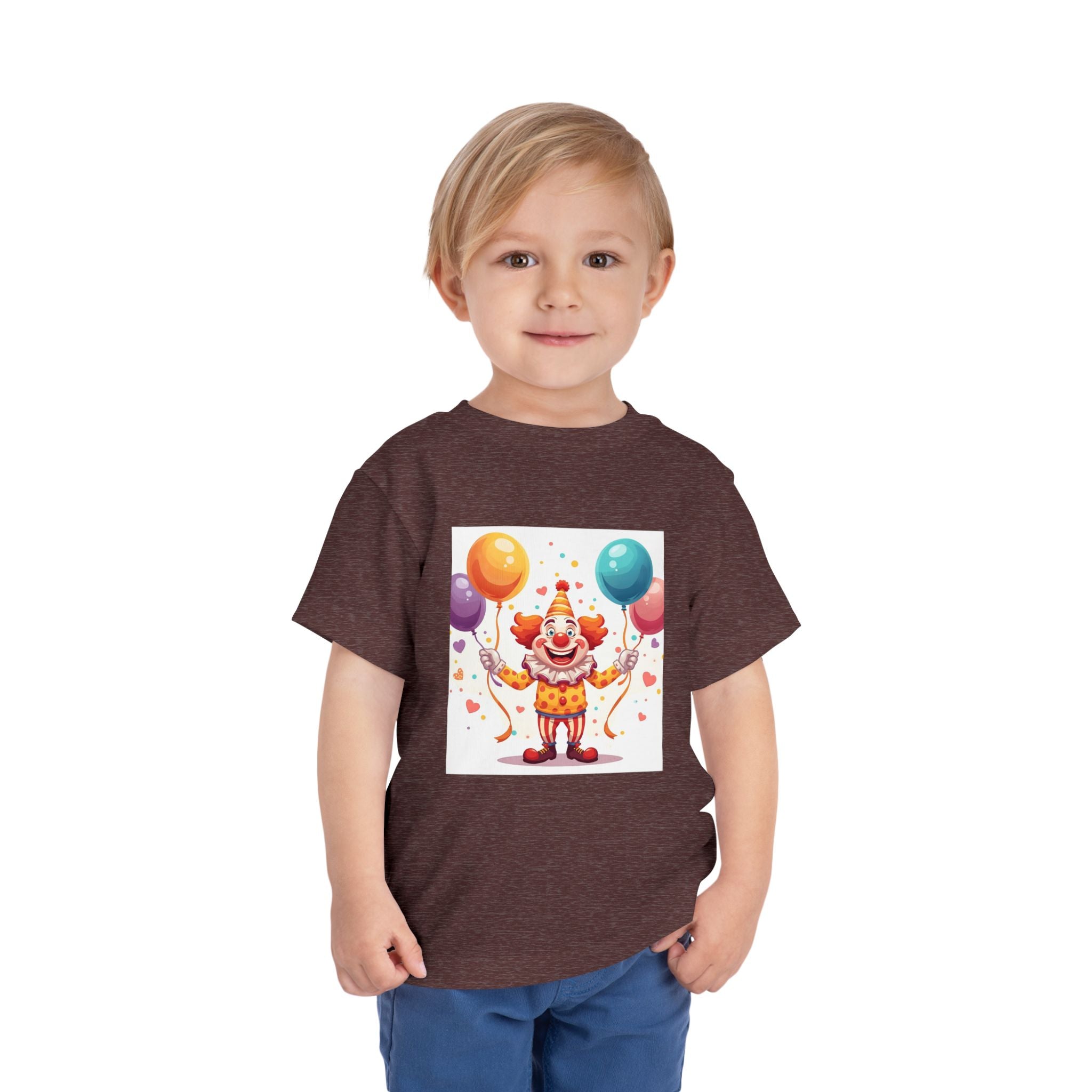 Funny Clown Toddler Short Sleeve Tee