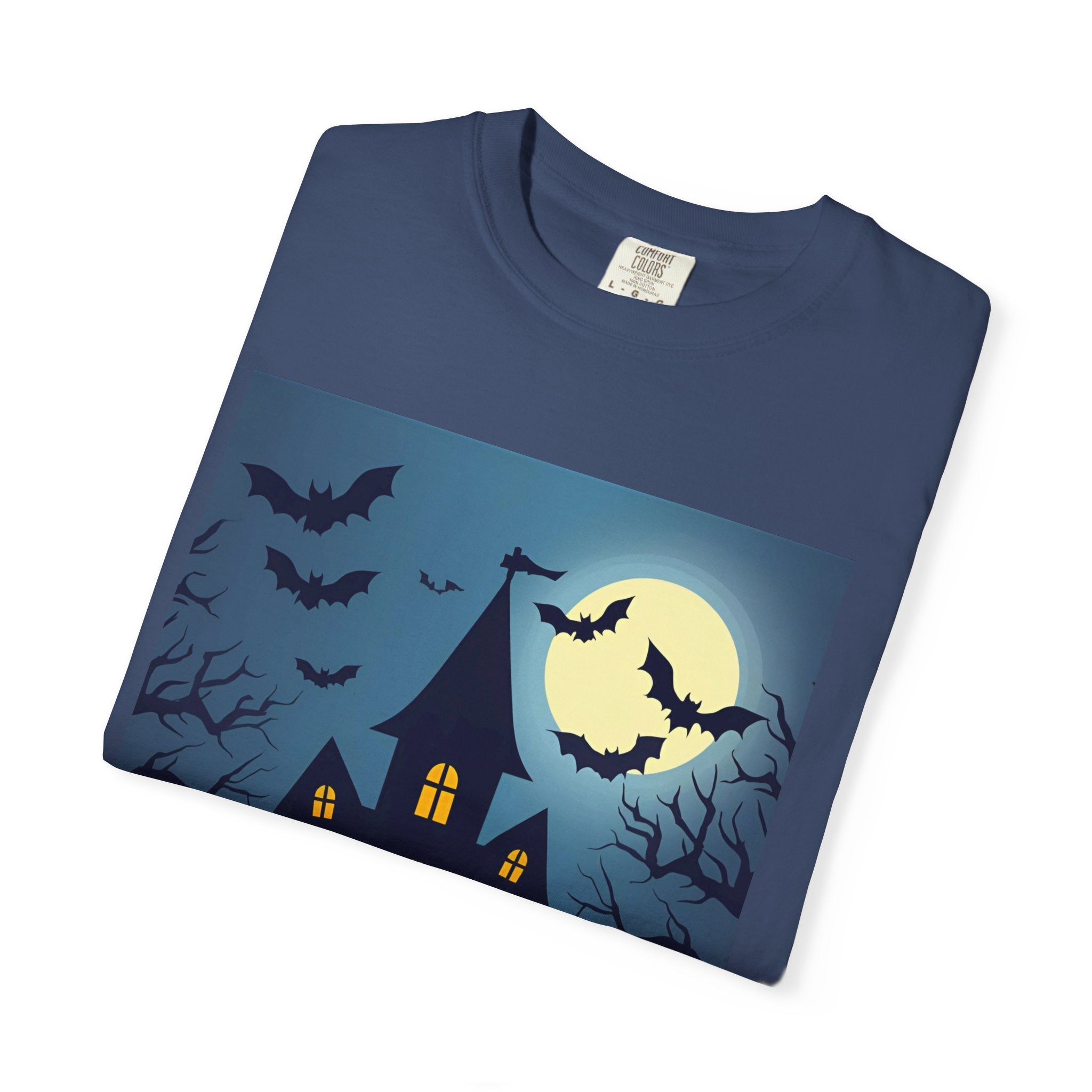 Haunted House Graphic T-Shirt | Halloween Tee, Unisex Shirt, Spooky Top, Fall Apparel, Gift for Halloween Lovers